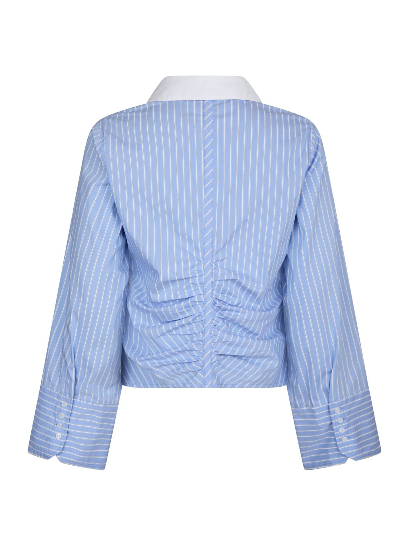 Francesca Stripe Shirt - Light Blue