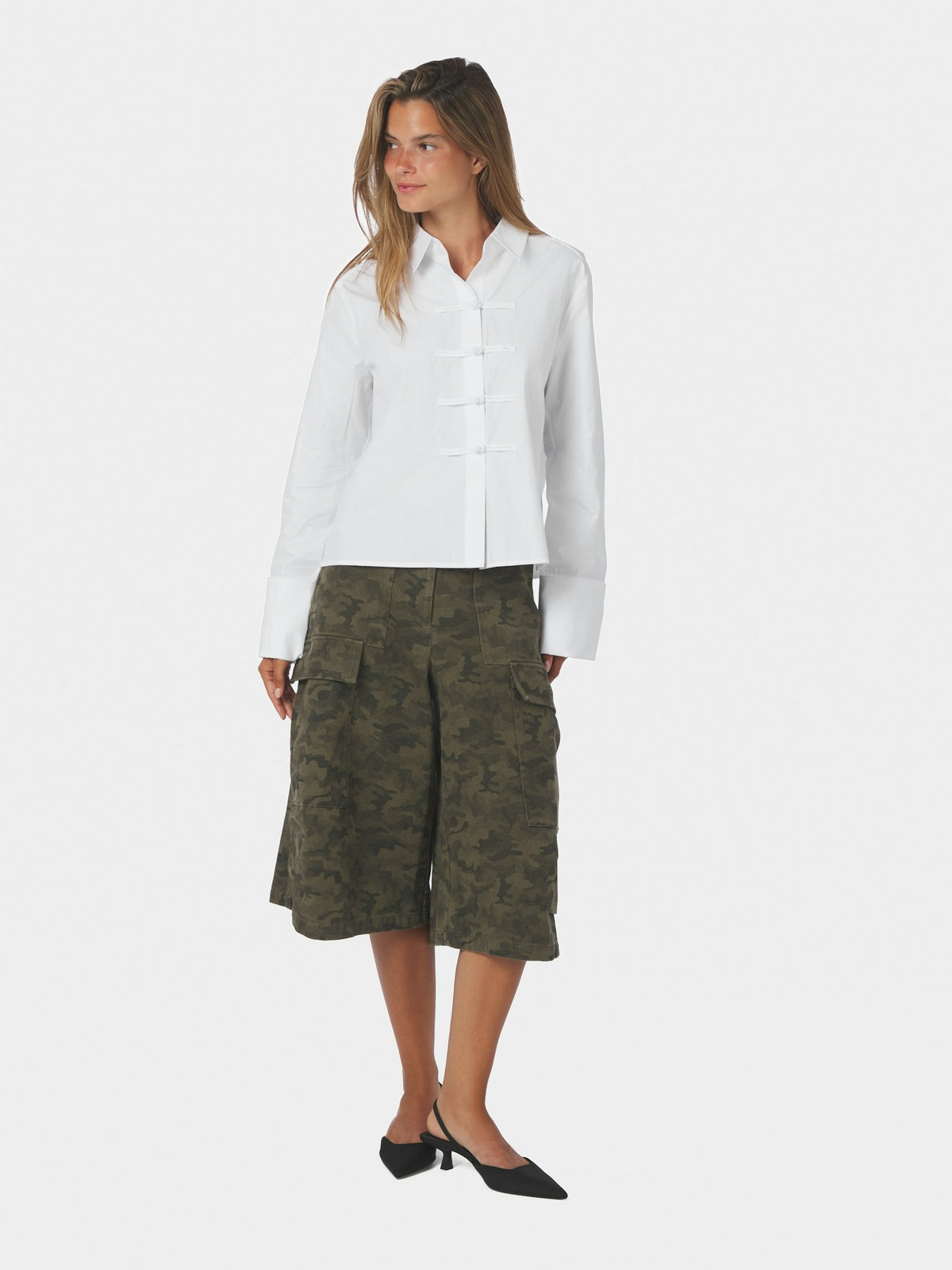 Cam Poplin Shirt - Off White