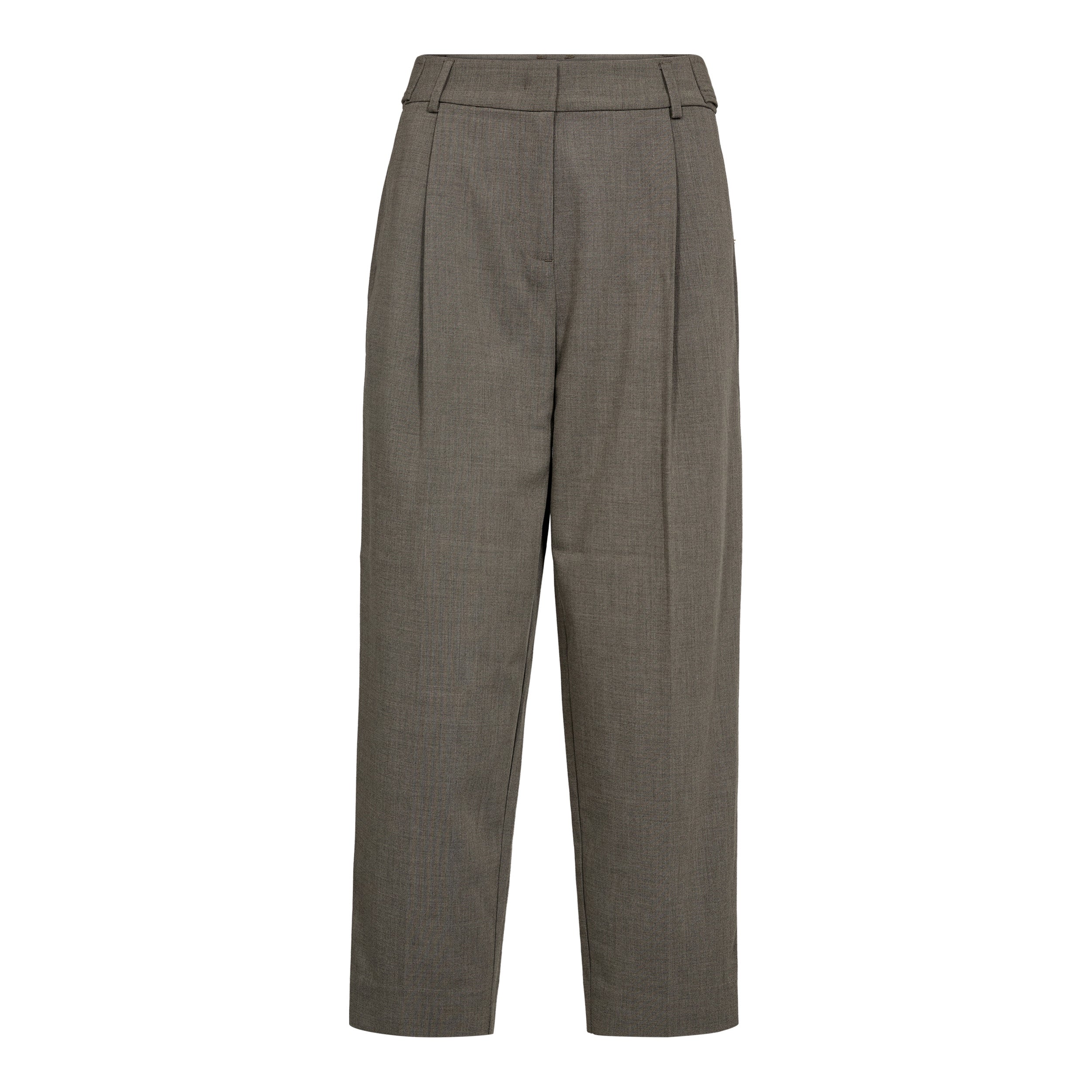 Nicole Crop Tall Pant - Beige Melange