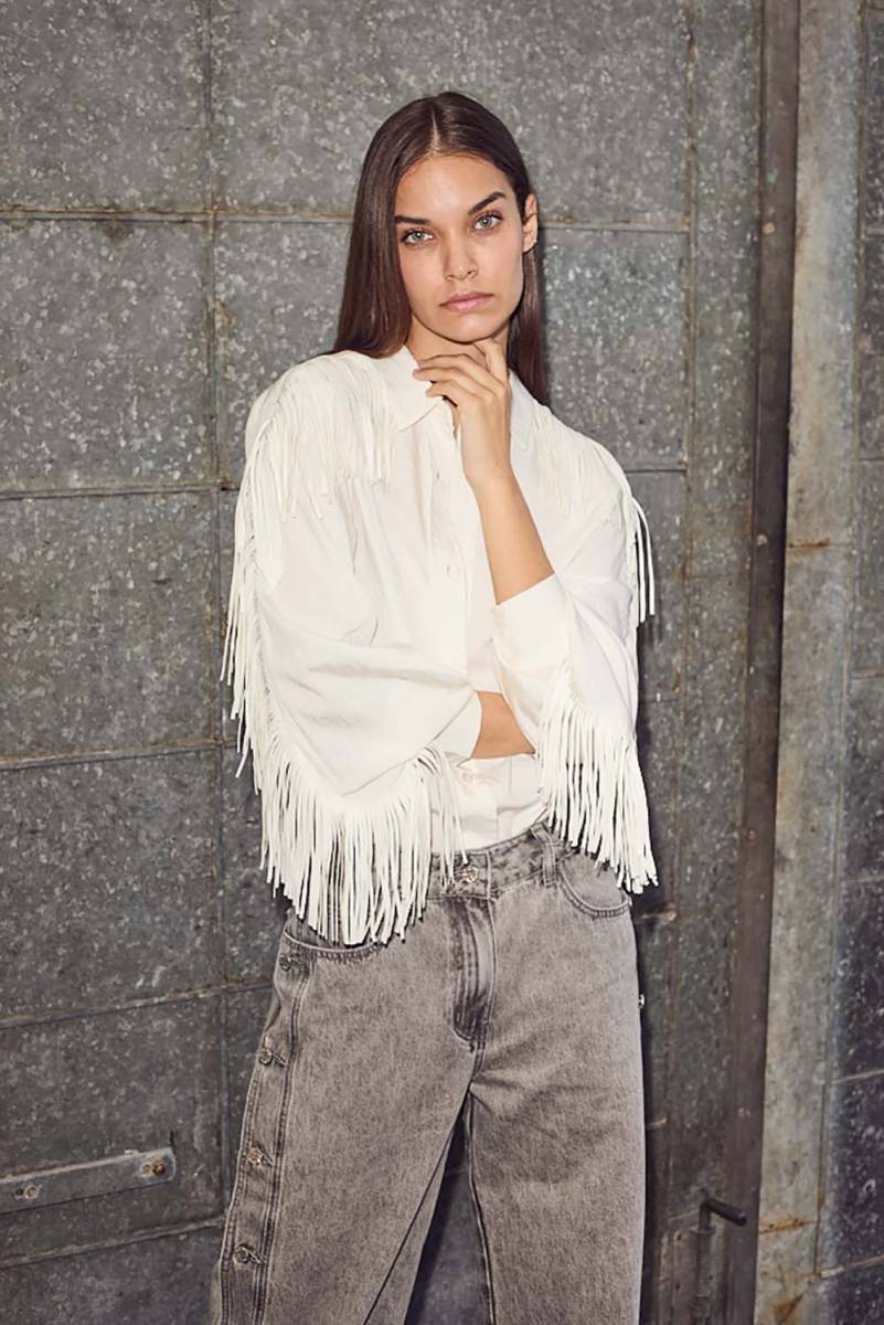 Fringe Shirt - Off White