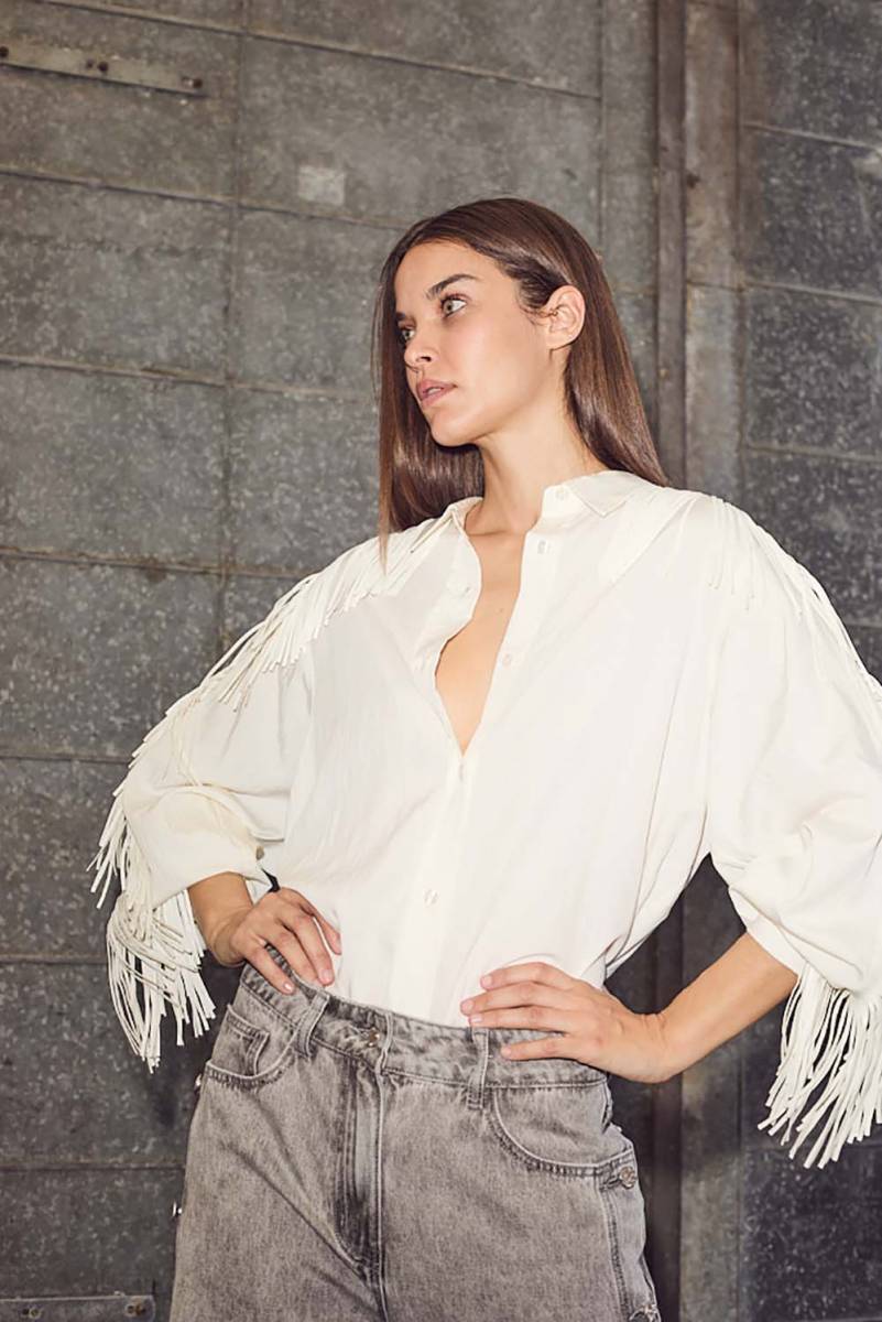 Fringe Shirt - Off White