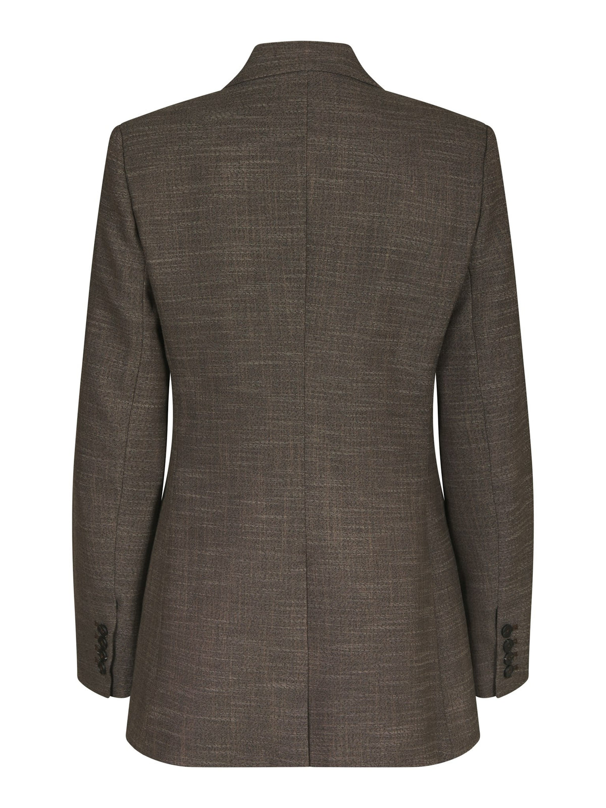 Perine Structure Twill Blazer - Dark Taupe