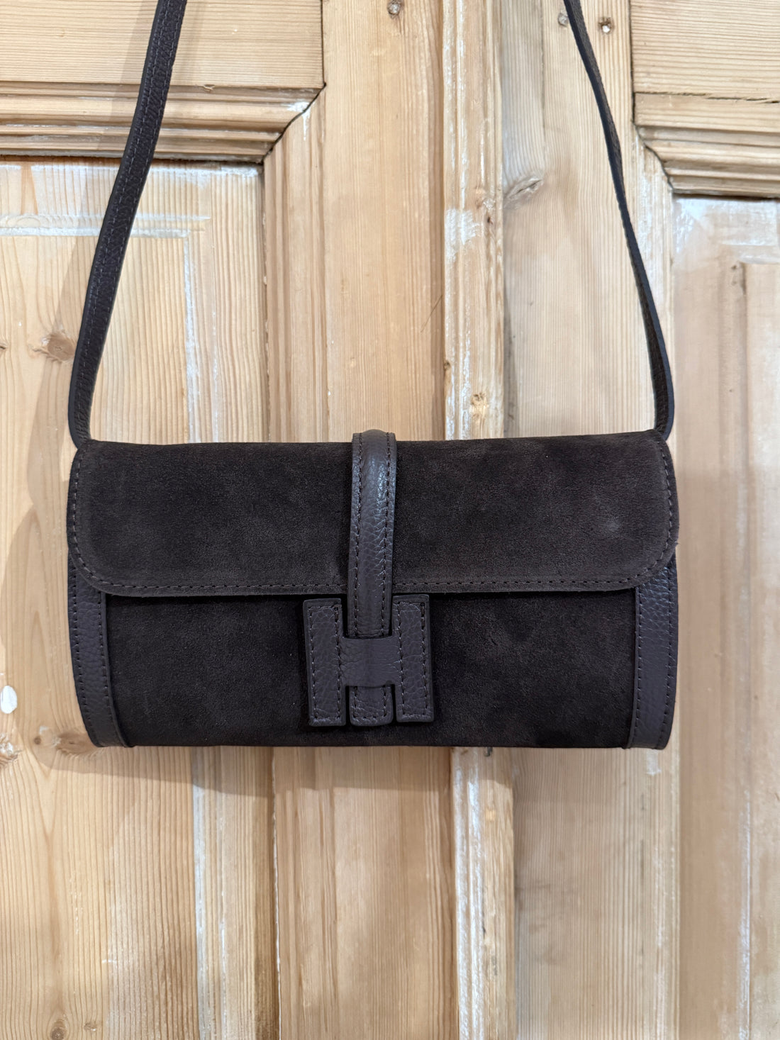 Suede Clutch