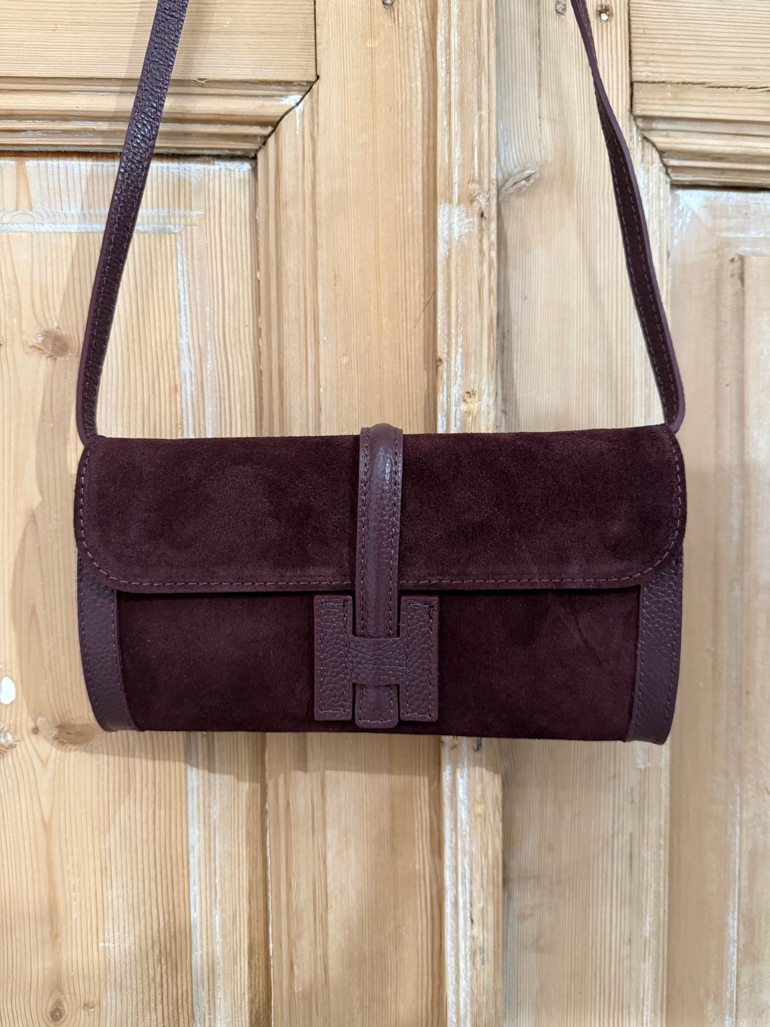 Suede Clutch