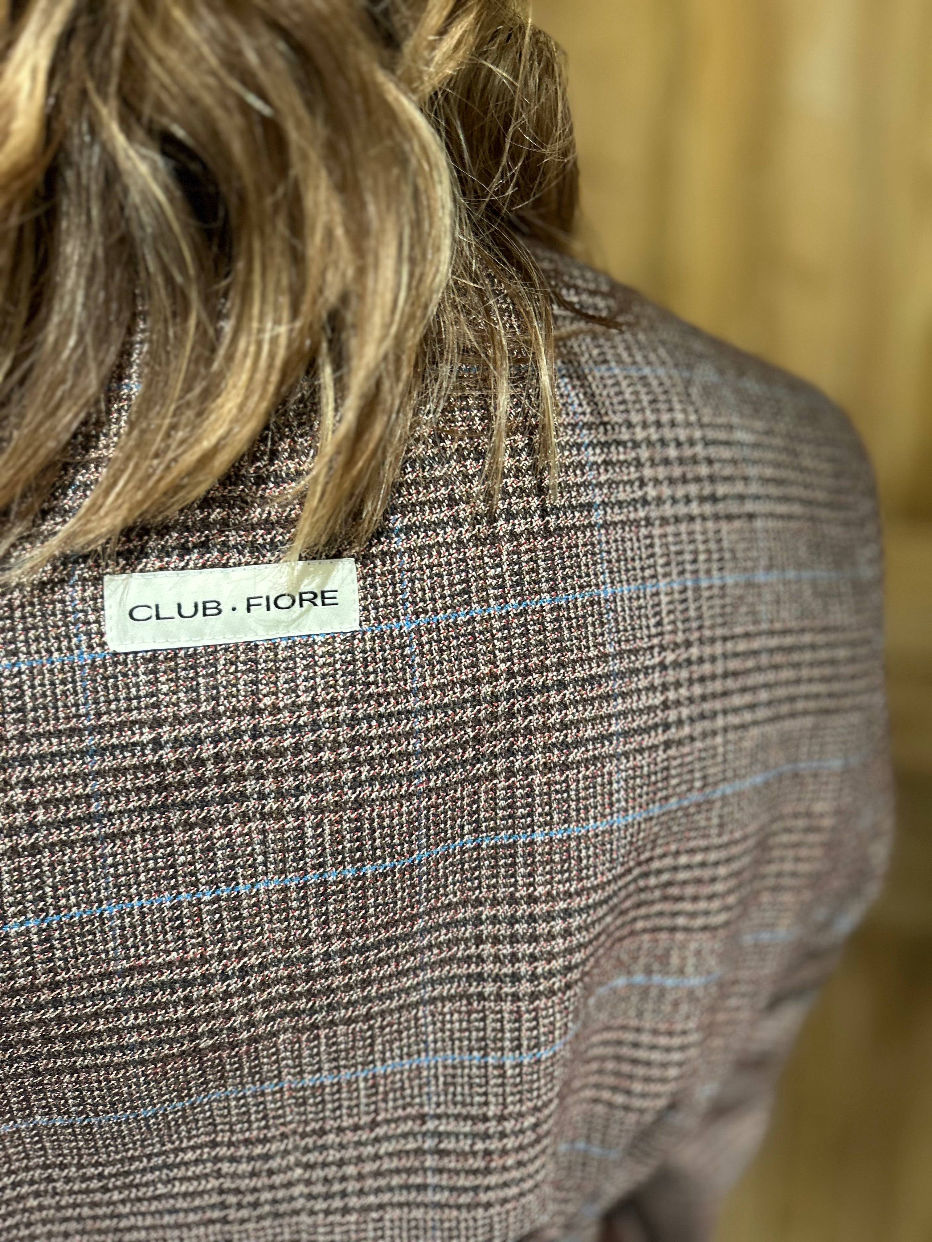 Blazer short - Brown check