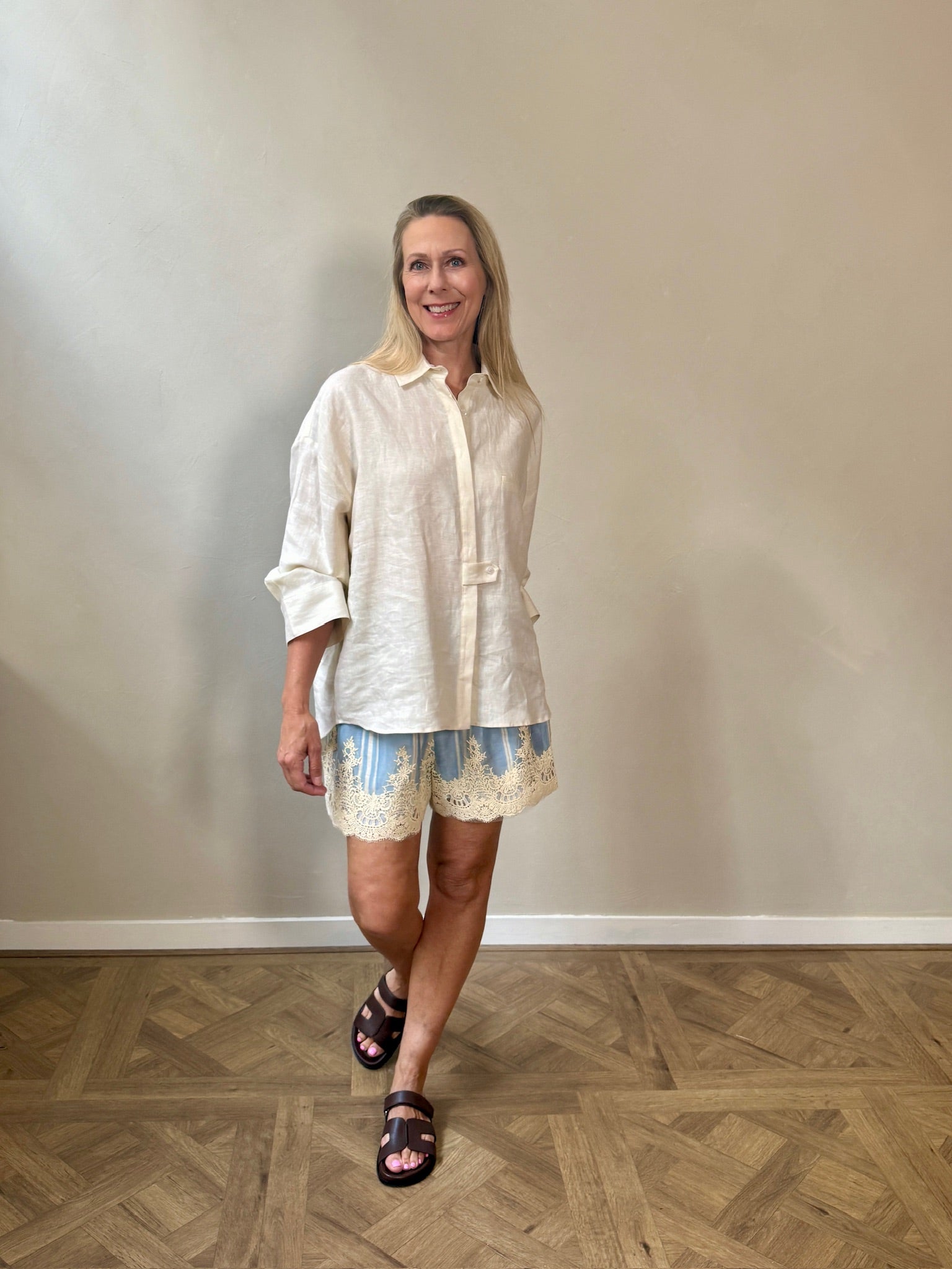 Sivina Short - Blu Lato