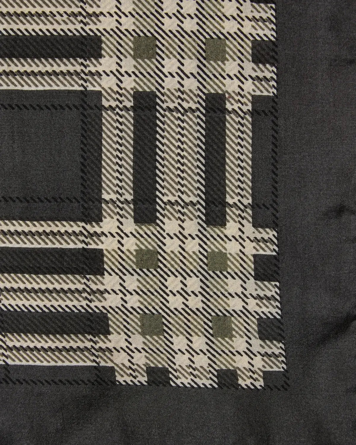 InasSW Silk Scarf - Dark Grey