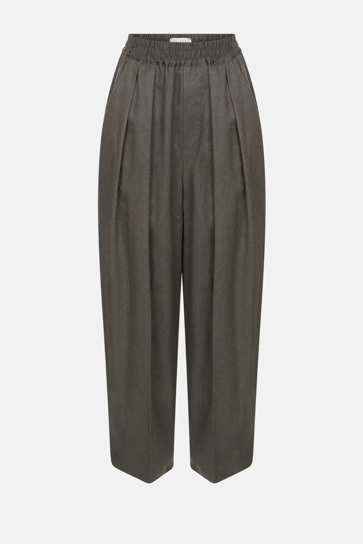 Kick Pleated Pants - Dark Grey