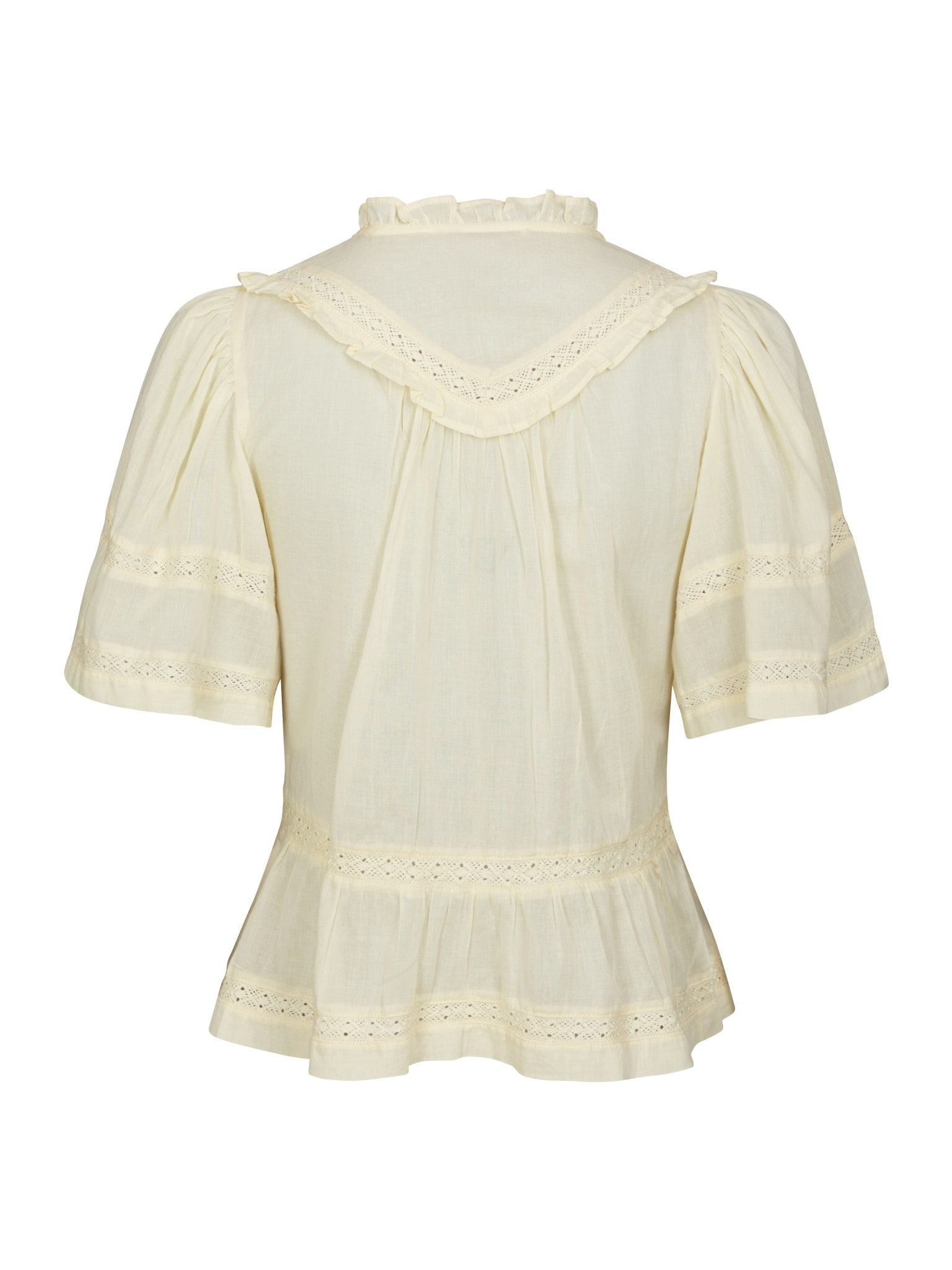 Evienne S Voile Top - Butter Yellow