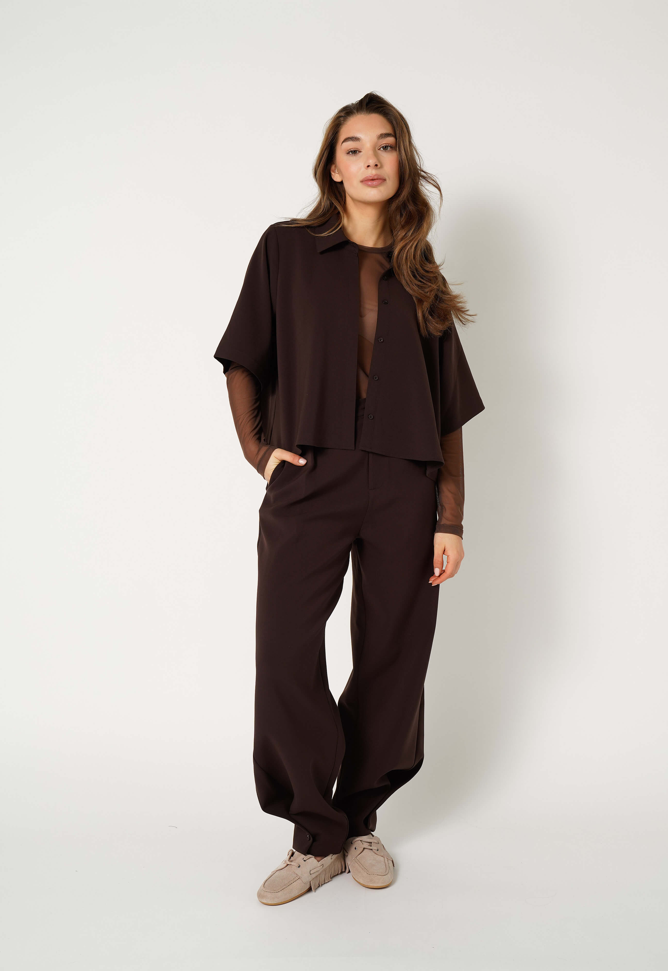Loua Pantalon Trvl - Warm Brown