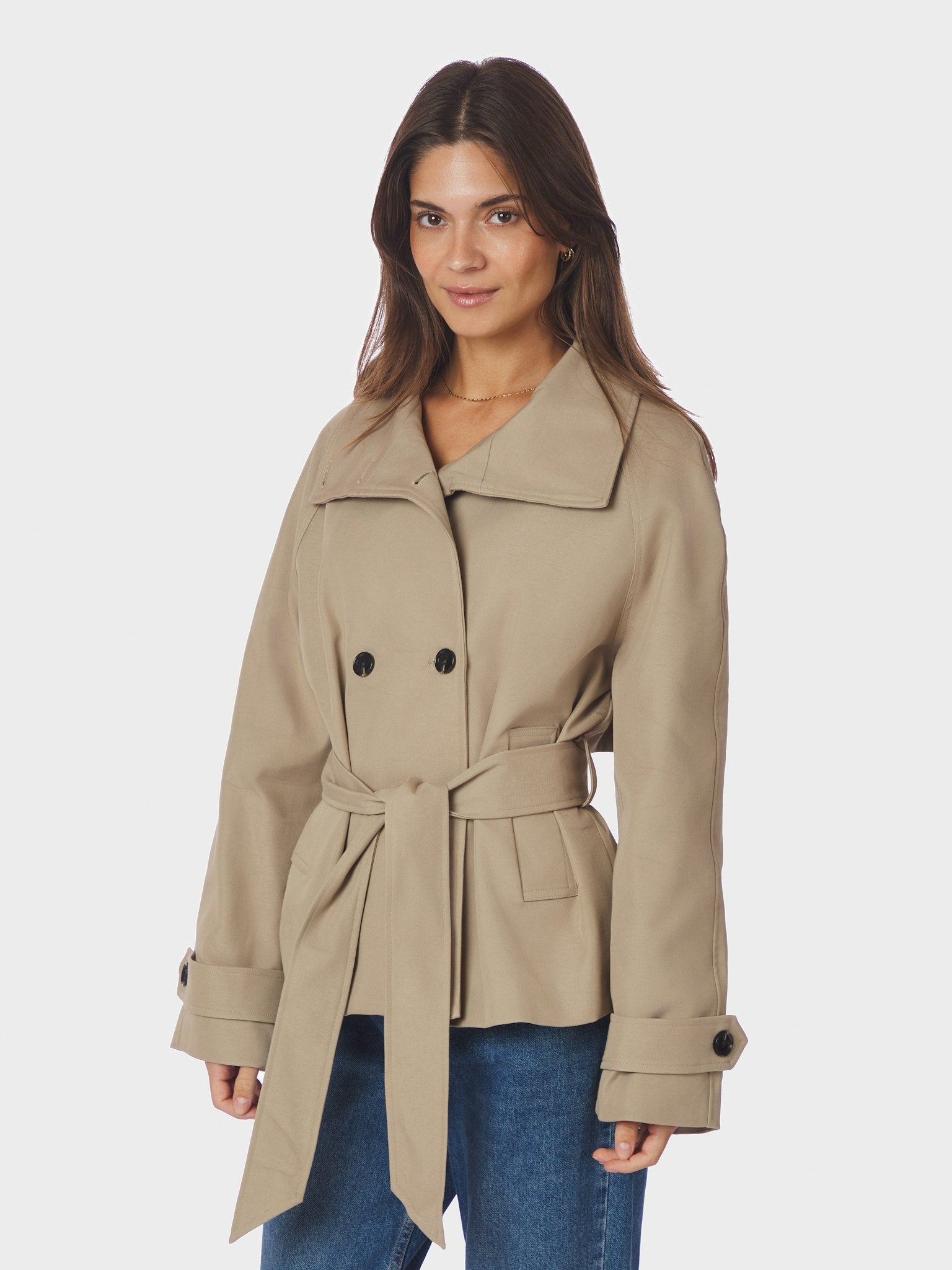 Munet Trench Jacket - Sand