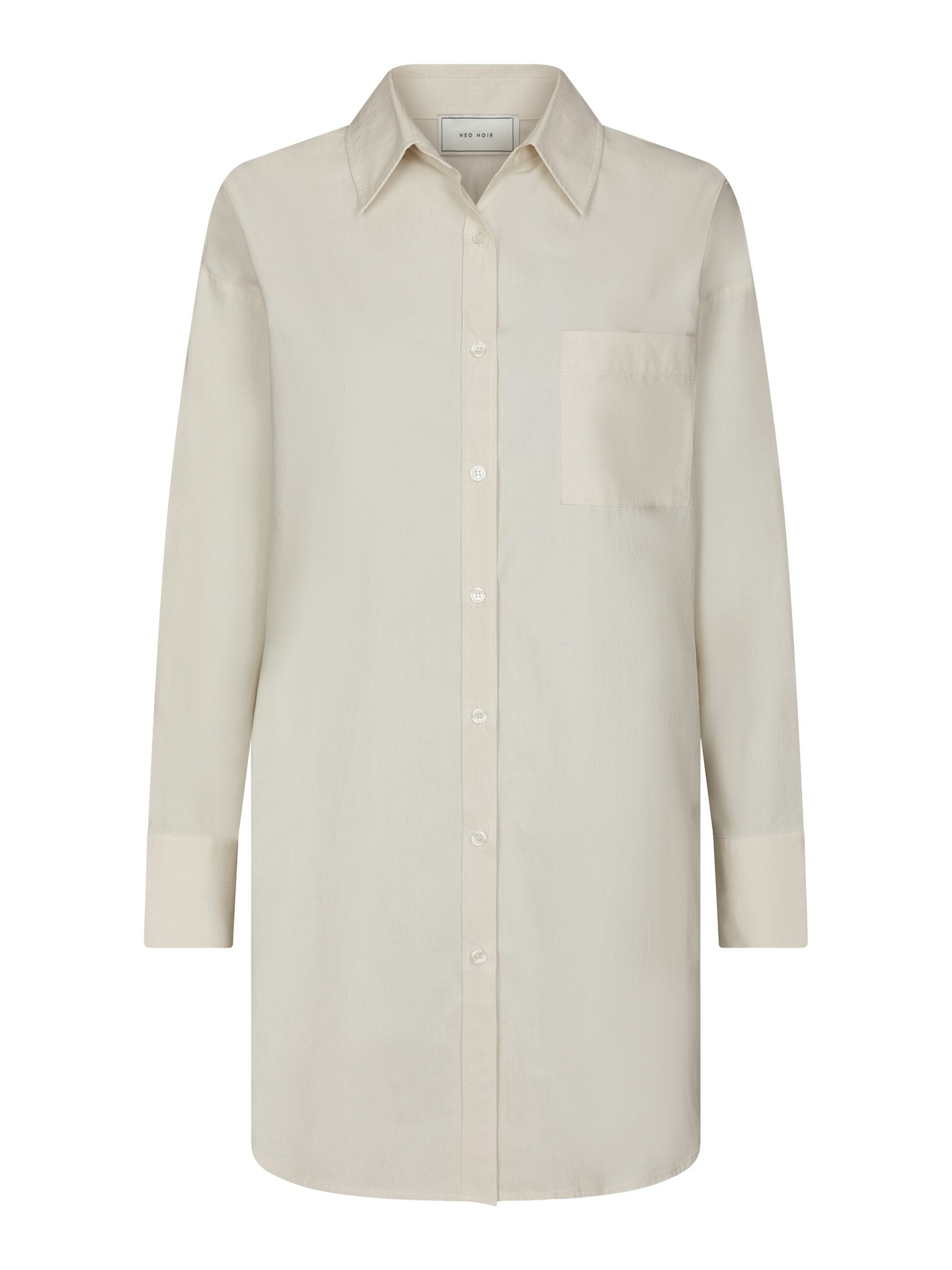 Halina Poplin Shirt - Ivory