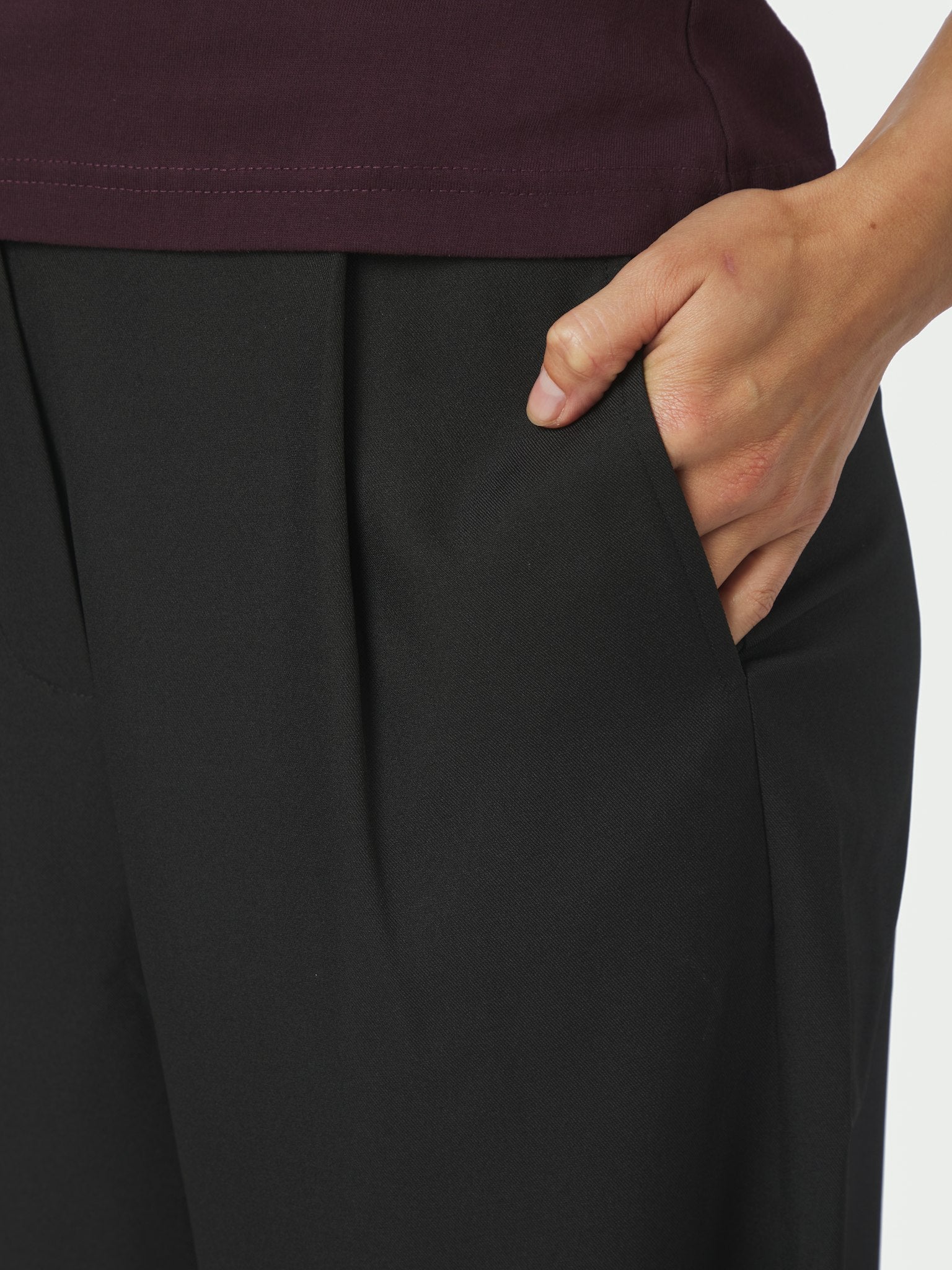 Rima Solid Shorts - Black