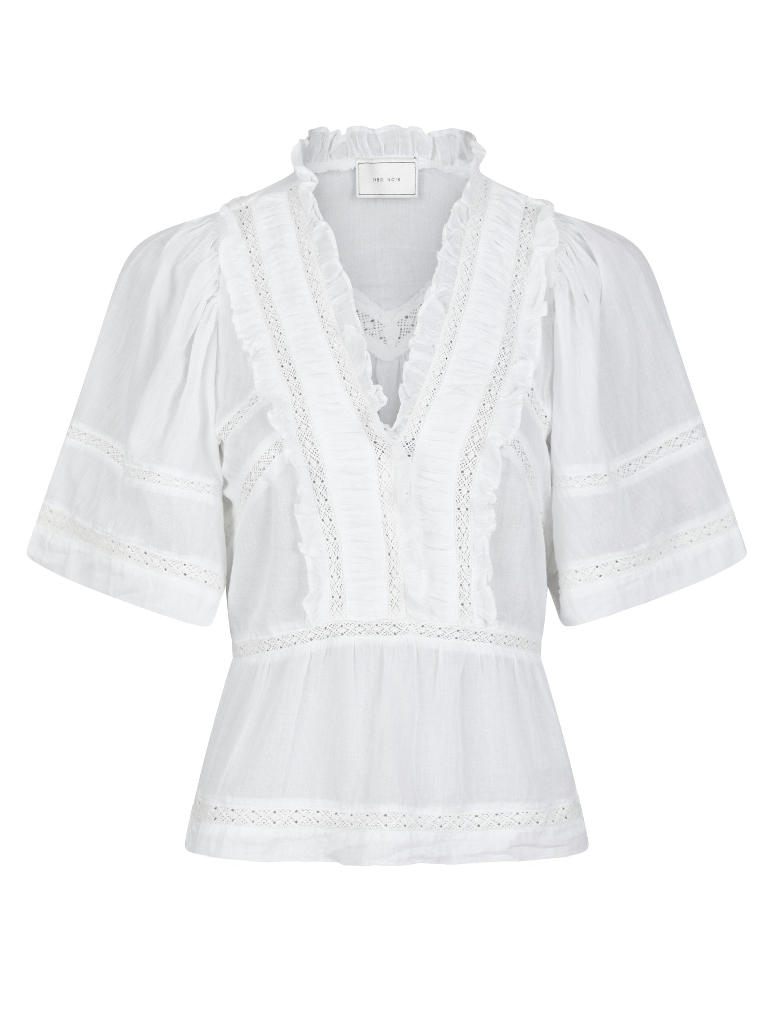 Evienne S Voile Top - White
