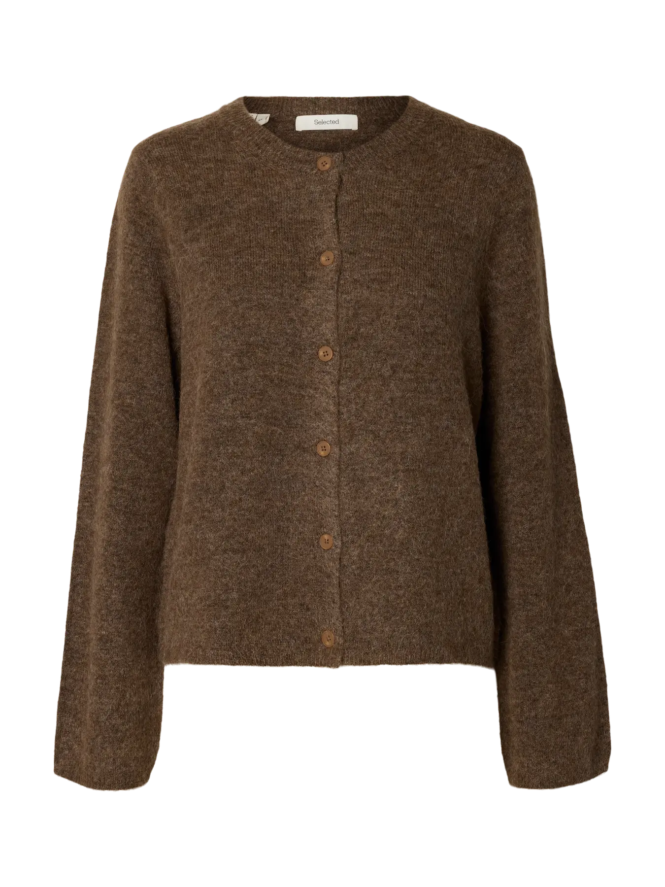 SLFlulu New LS Knit Cardigan - Dachshund Mel.