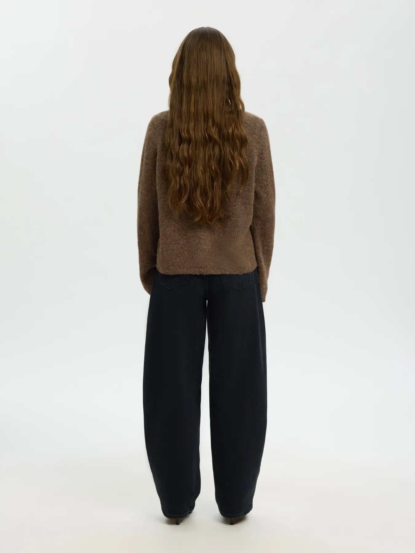 SLFlulu New LS Knit Cardigan - Dachshund Mel.