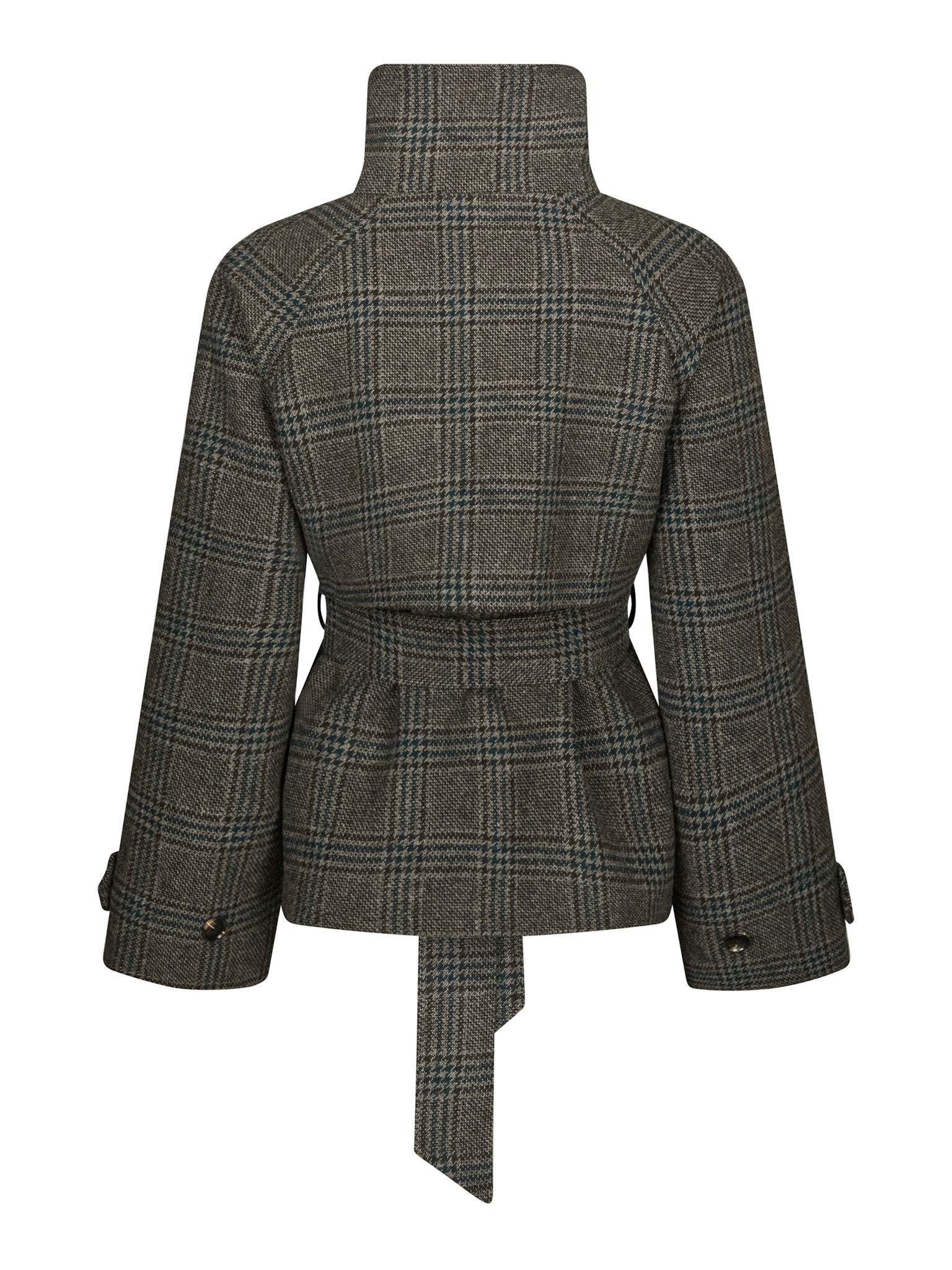 Munet Check Jacket - Dark Grey