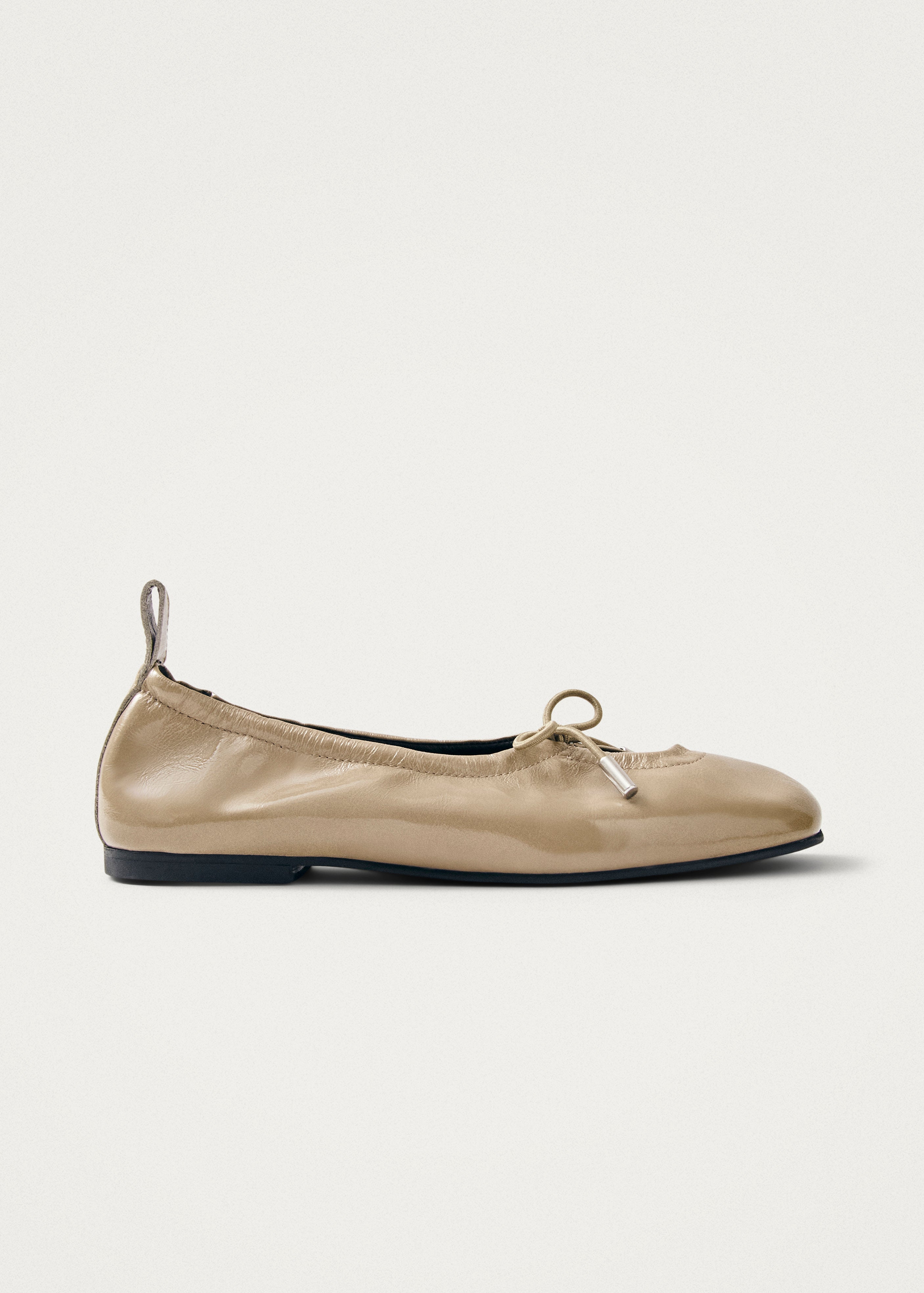 Rosalind Leather Ballet Flats - Onix Beige
