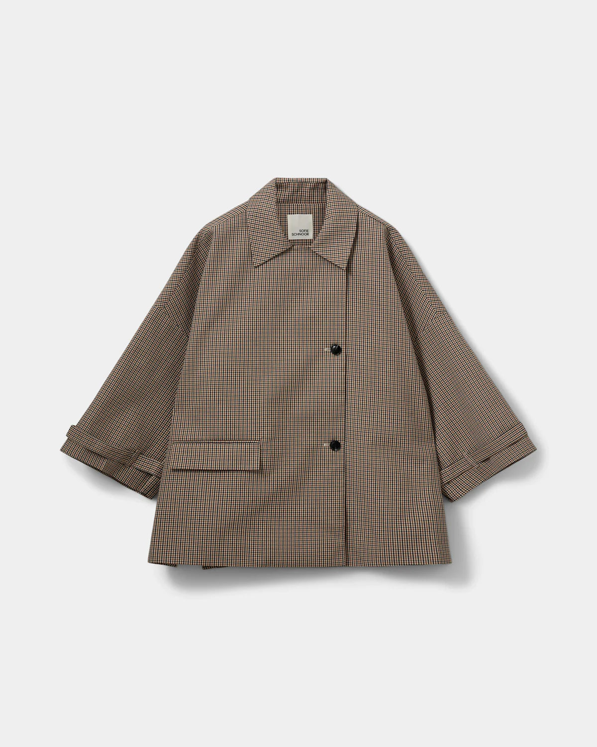 SelinaSW Oversize Check Jacket - Check