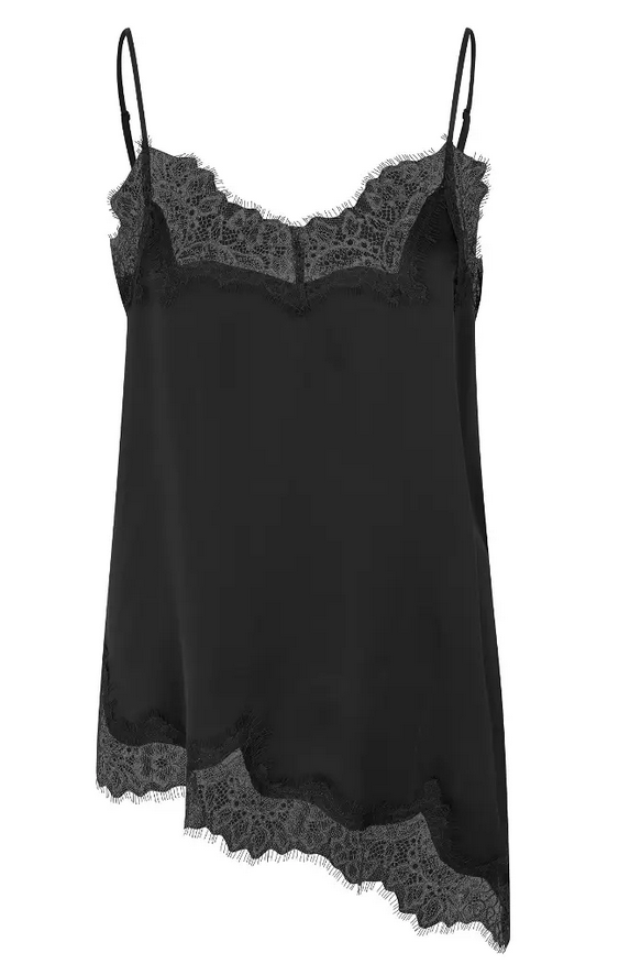 Lacia Strap Top - Black