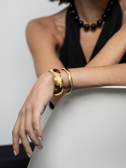 Lumiere Bangle M - Goud