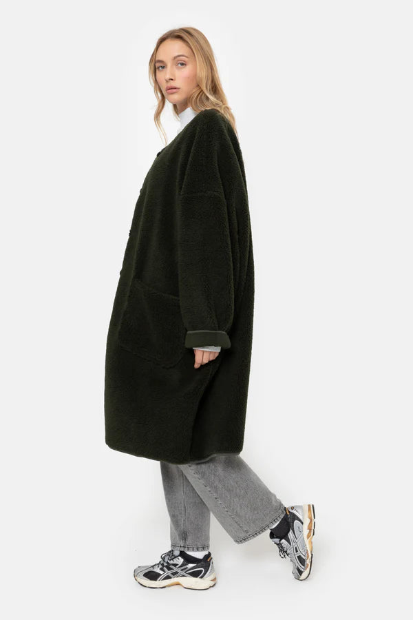 Mahaut Teddy Jacket - Dark Green