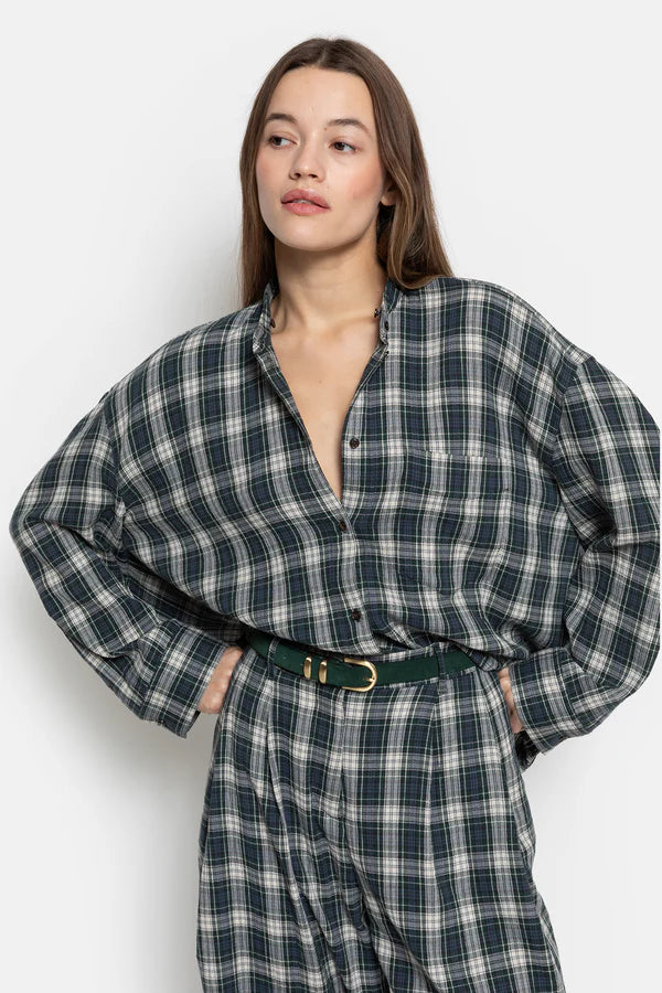 Oops - Blue&Green Checked