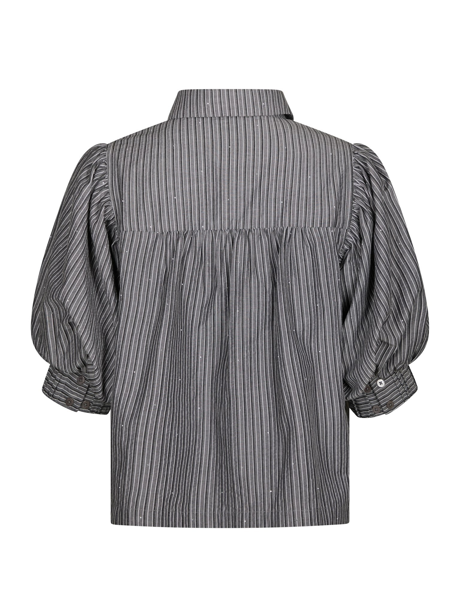 Etta Stripe B Shirt - Dark Grey