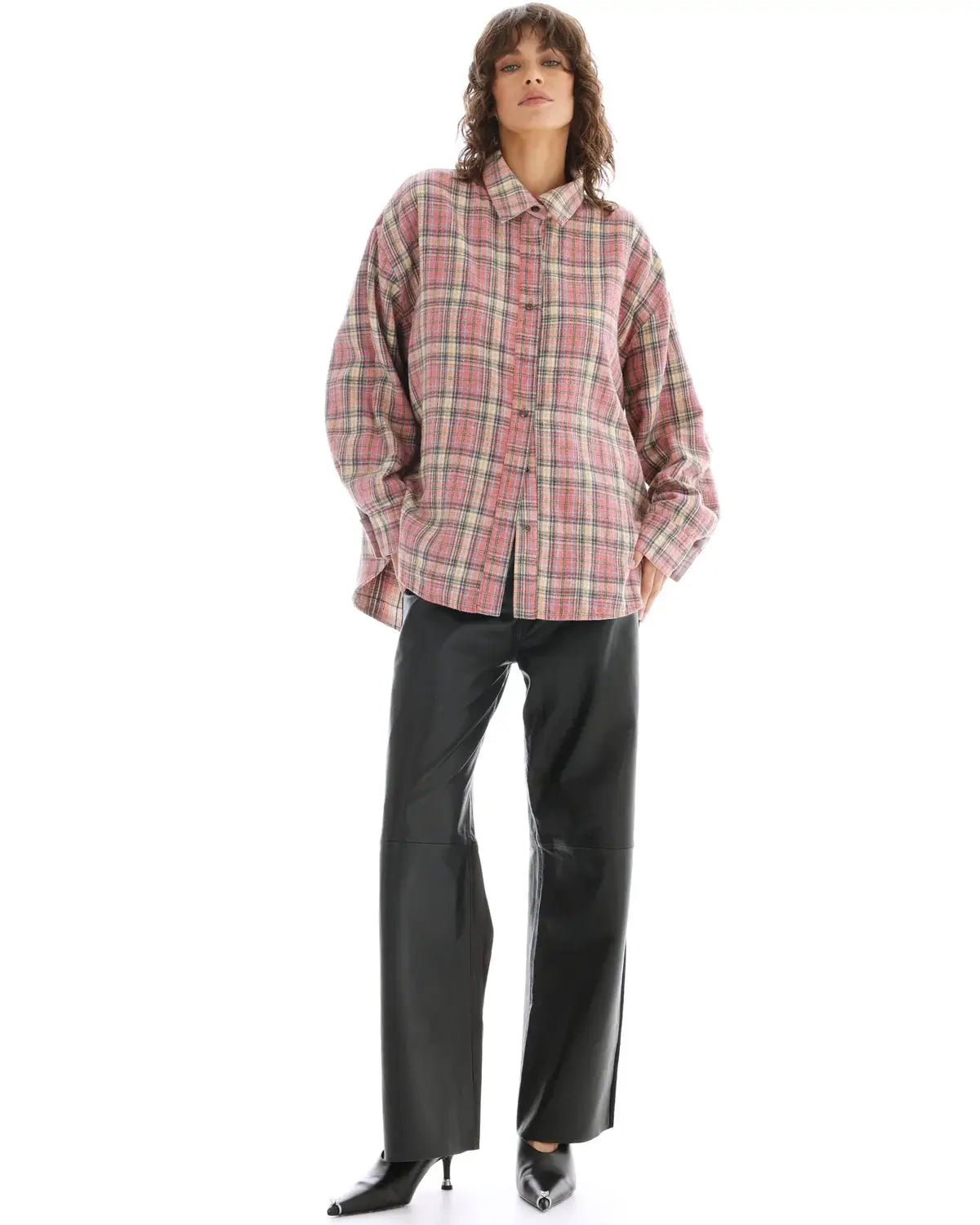 Reversible Flannel Shirt - Pink