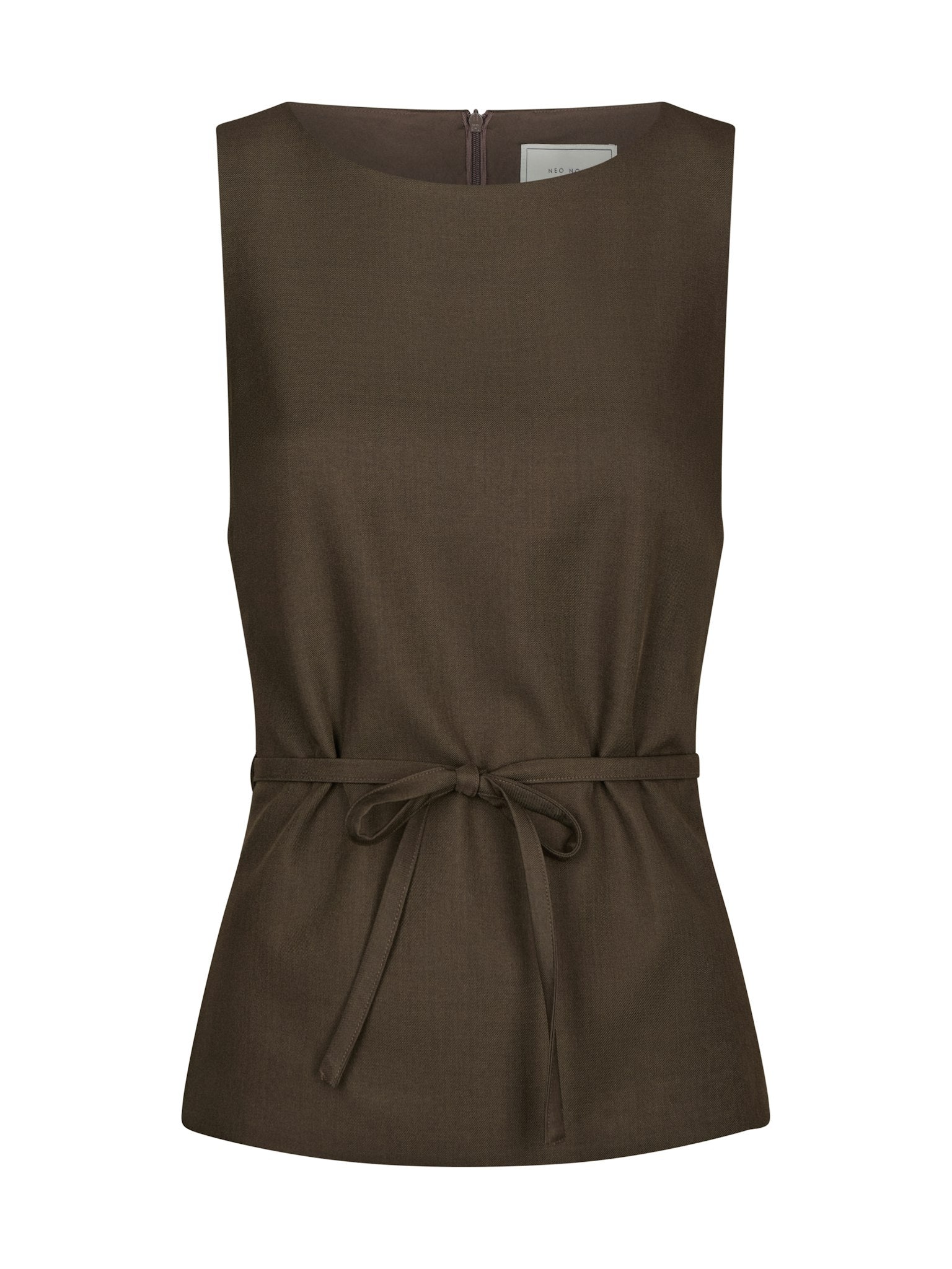 Nassa Structure Top - Dark Brown