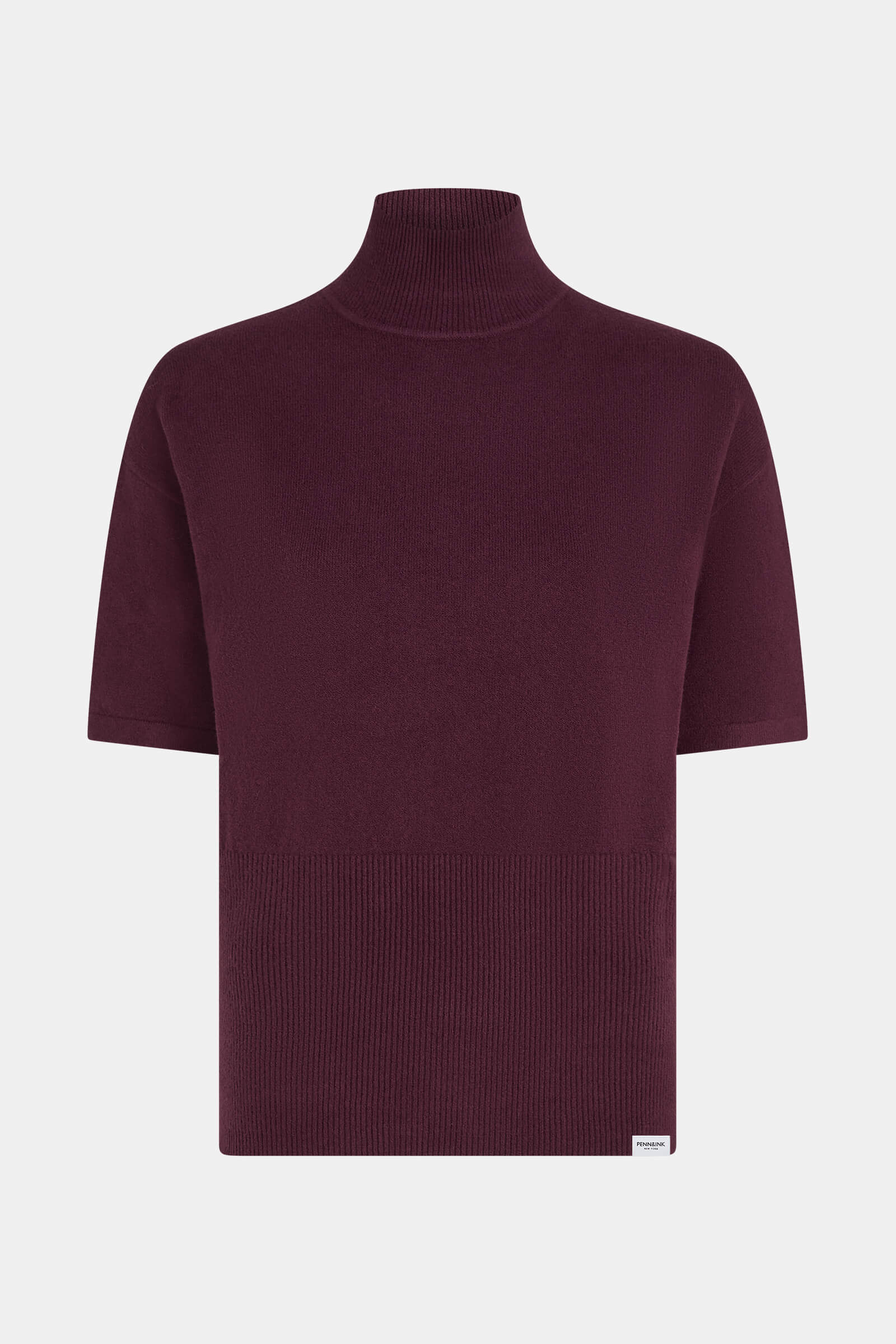 W26B426 Trui - Aubergine