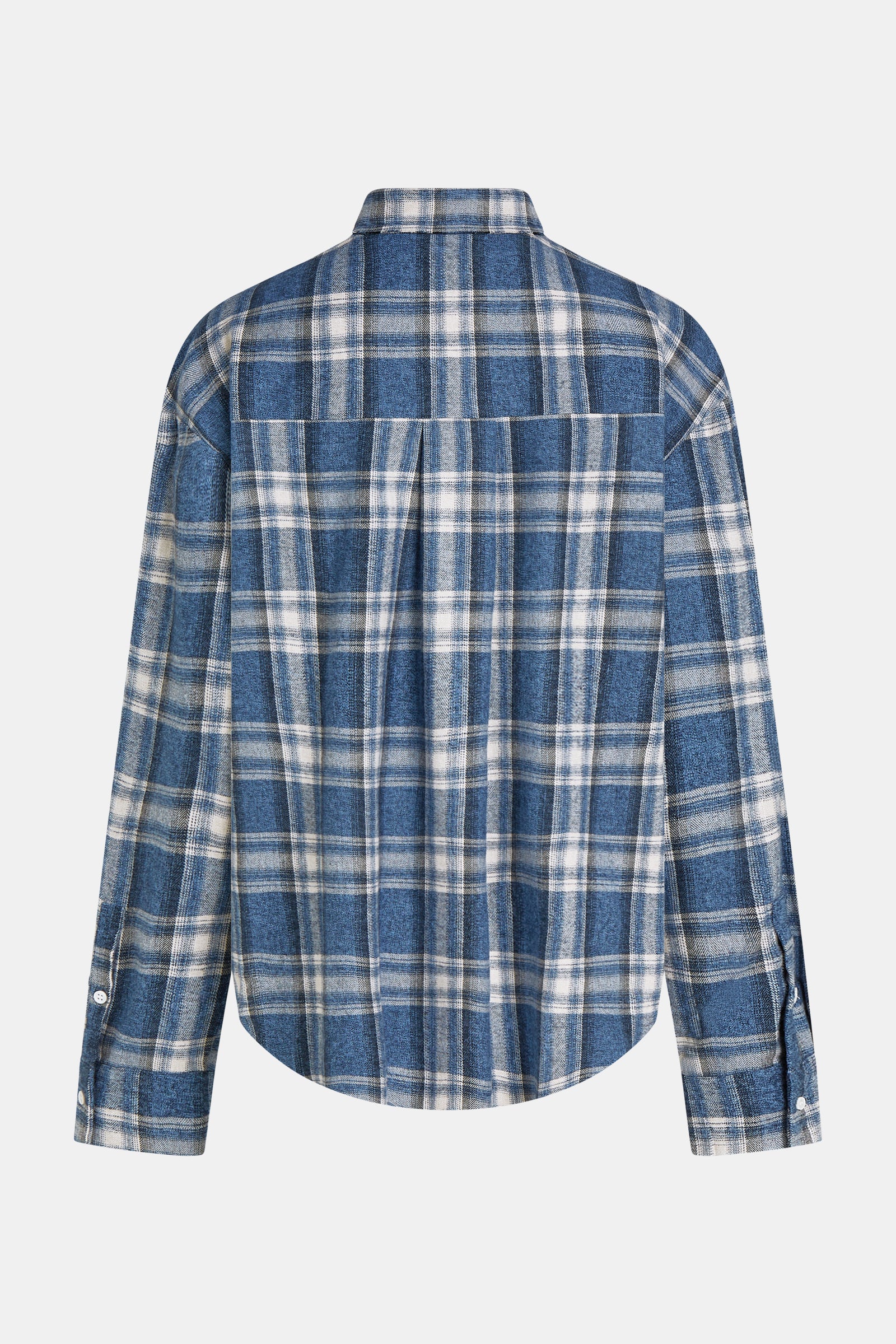 W26C421 Blouse - Blue Check