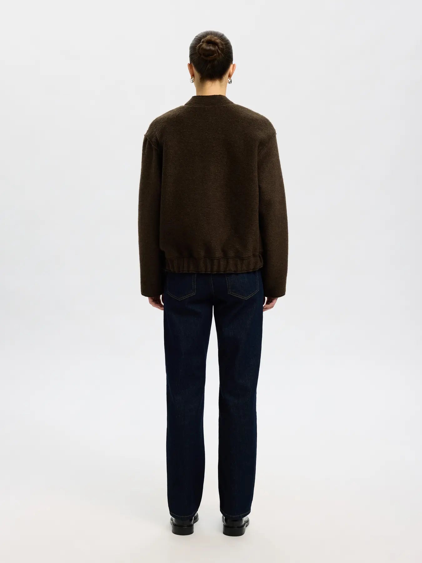 SLFreign Wool Blend Bomber Jacket - Delicioso