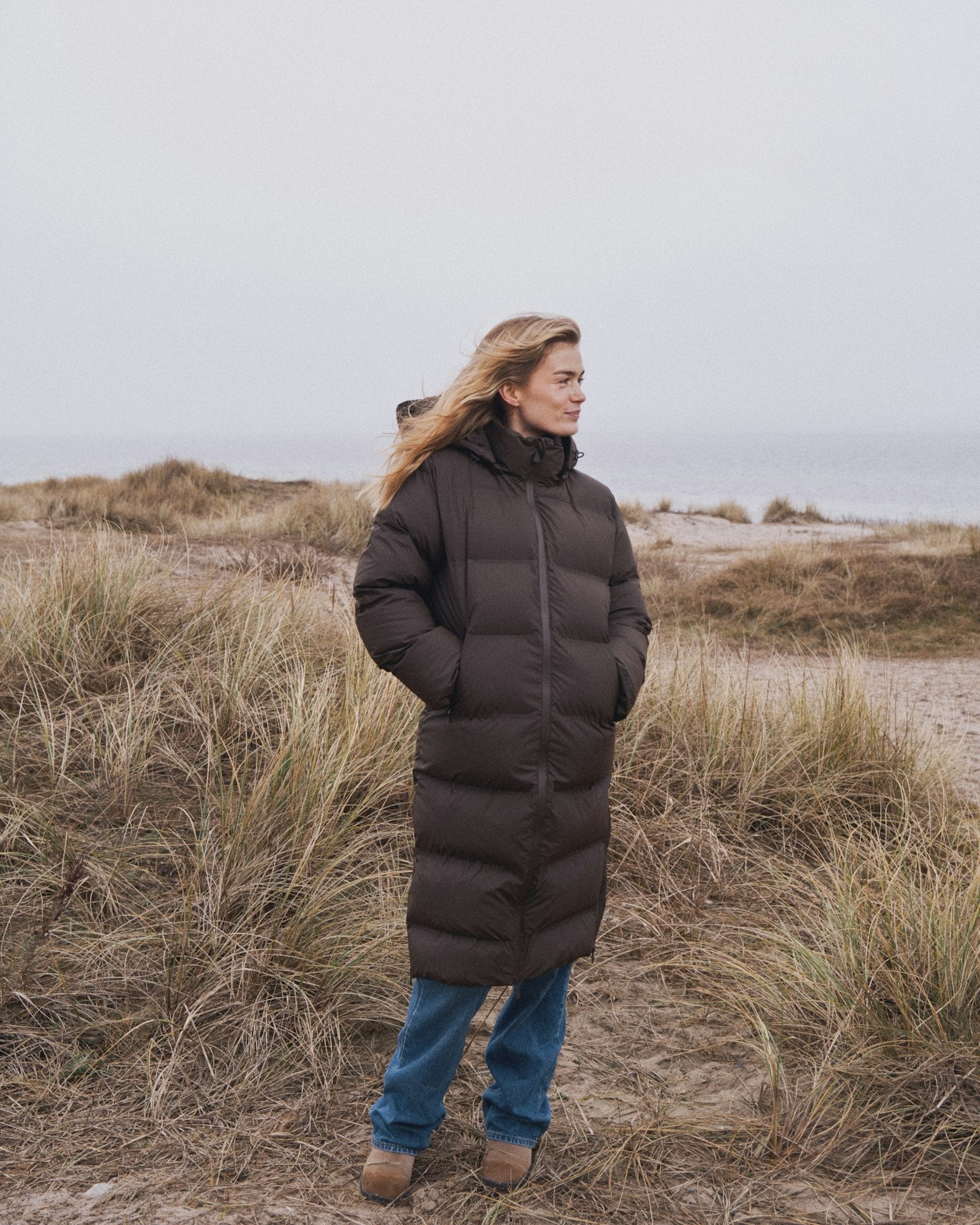 Viviana C Puffer Jacket - Dark Brown