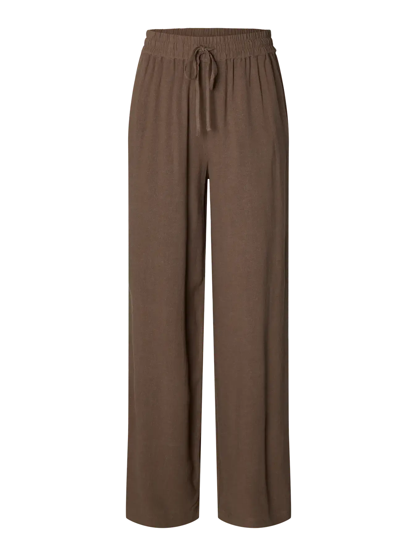 SLFviva - Gulia HW Long Sun Pant - Chocolate Chip