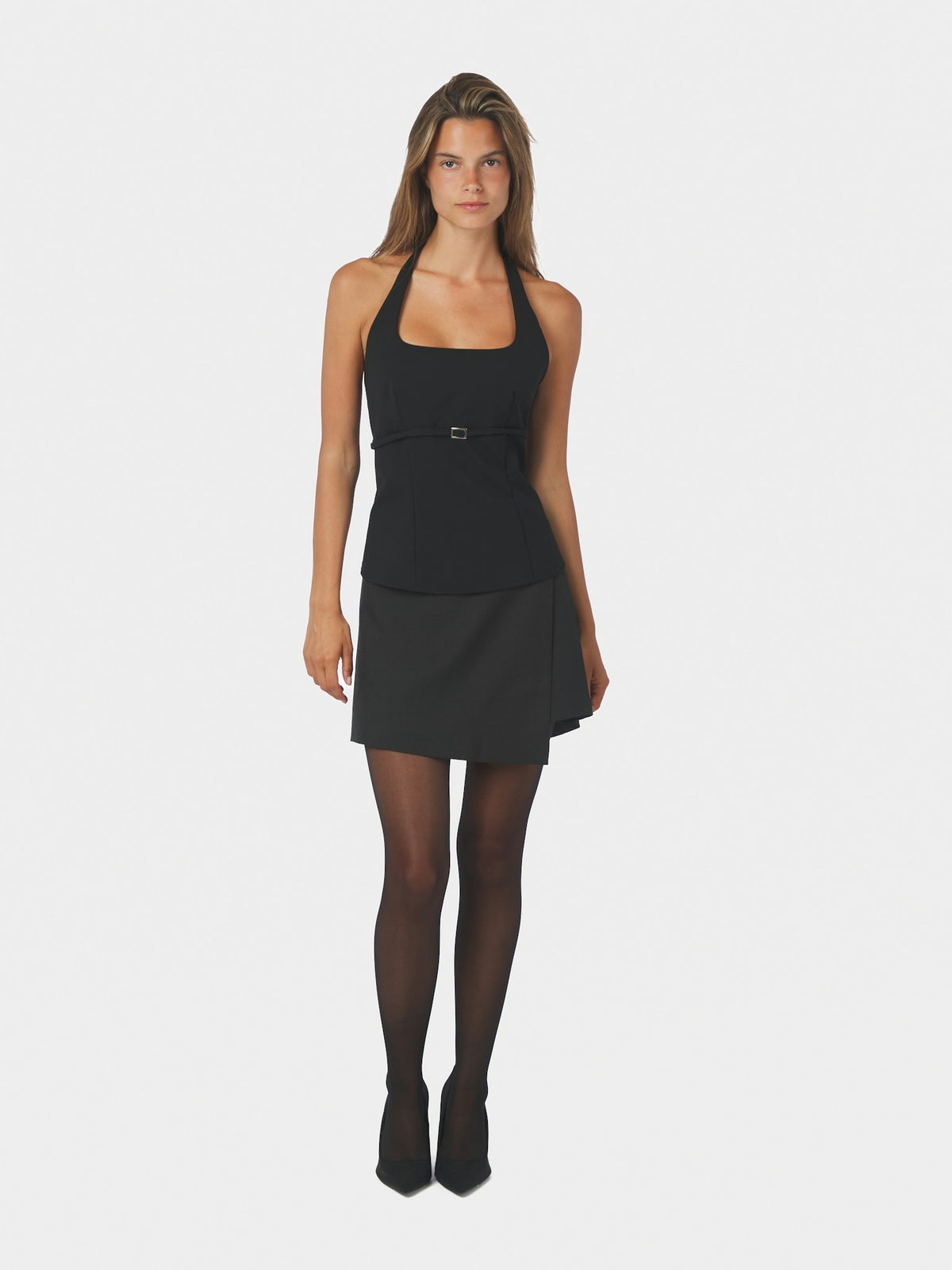 Elayne Stretchy Skorts - Black