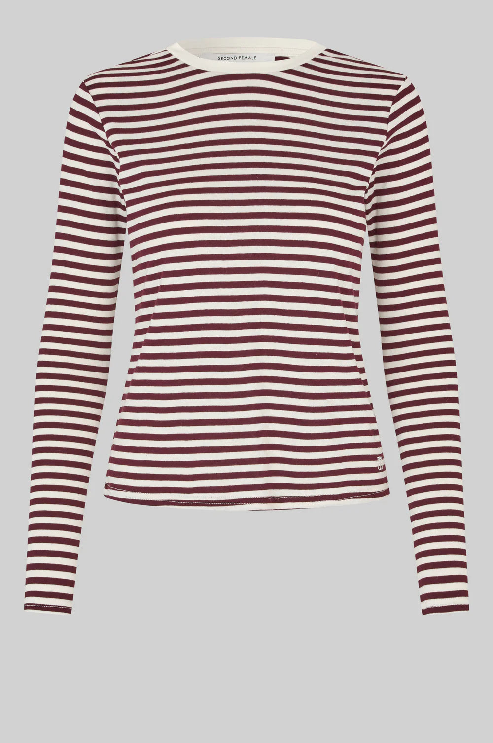 Alvilda O-neck tee - Fudge