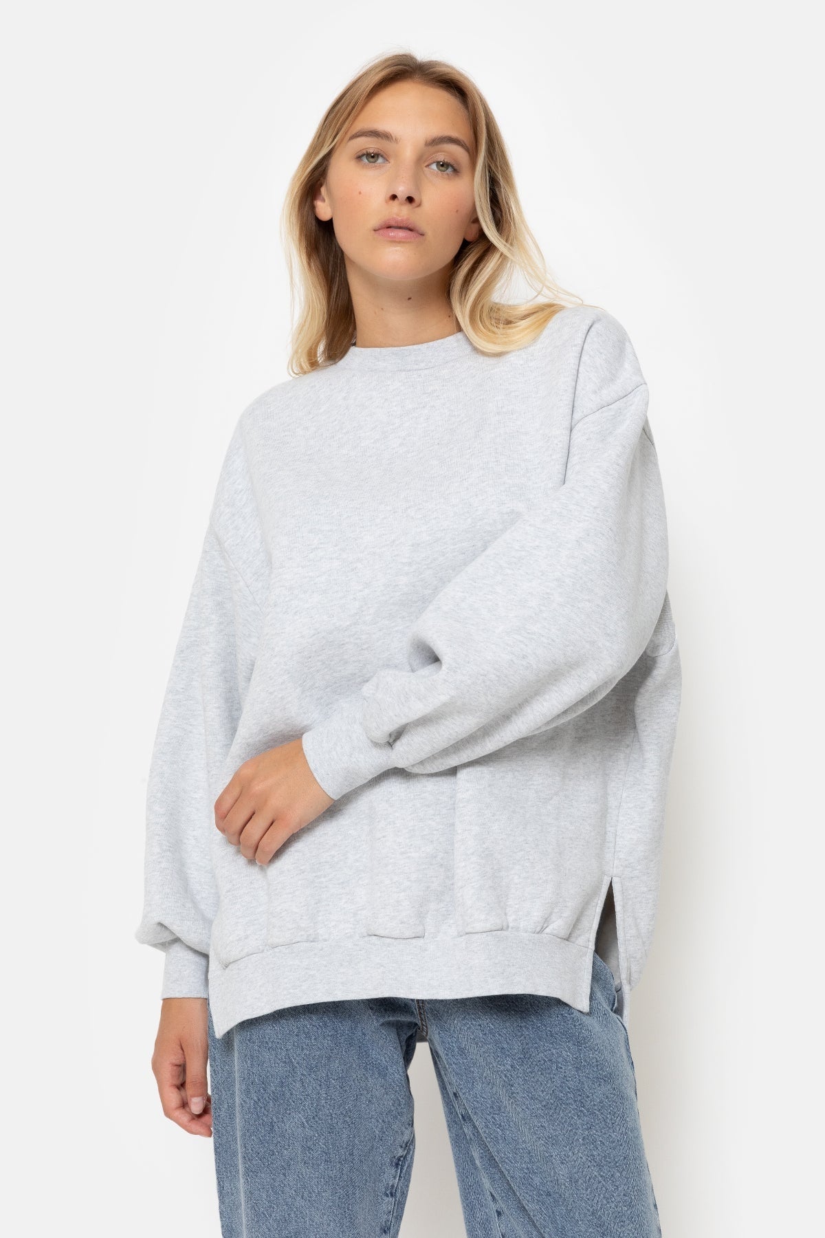 ULLA Oversized Sweatshirt - Marled Grey