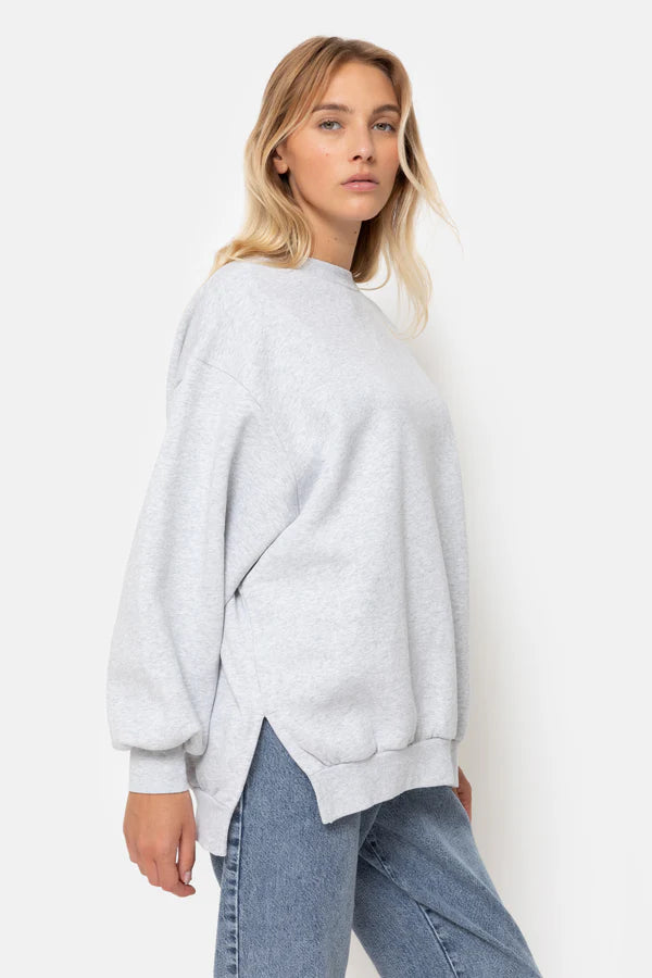 ULLA Oversized Sweatshirt - Marled Grey