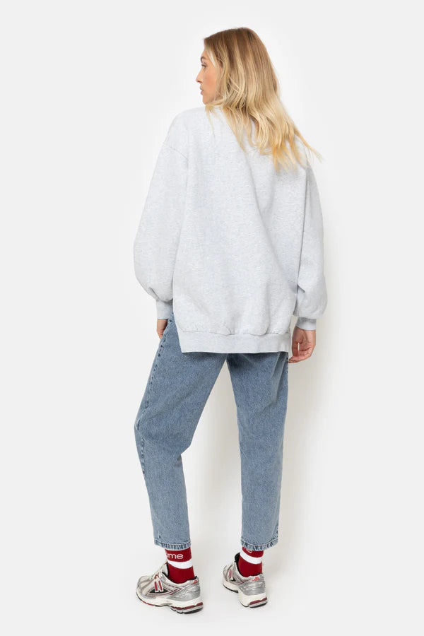 ULLA Oversized Sweatshirt - Marled Grey