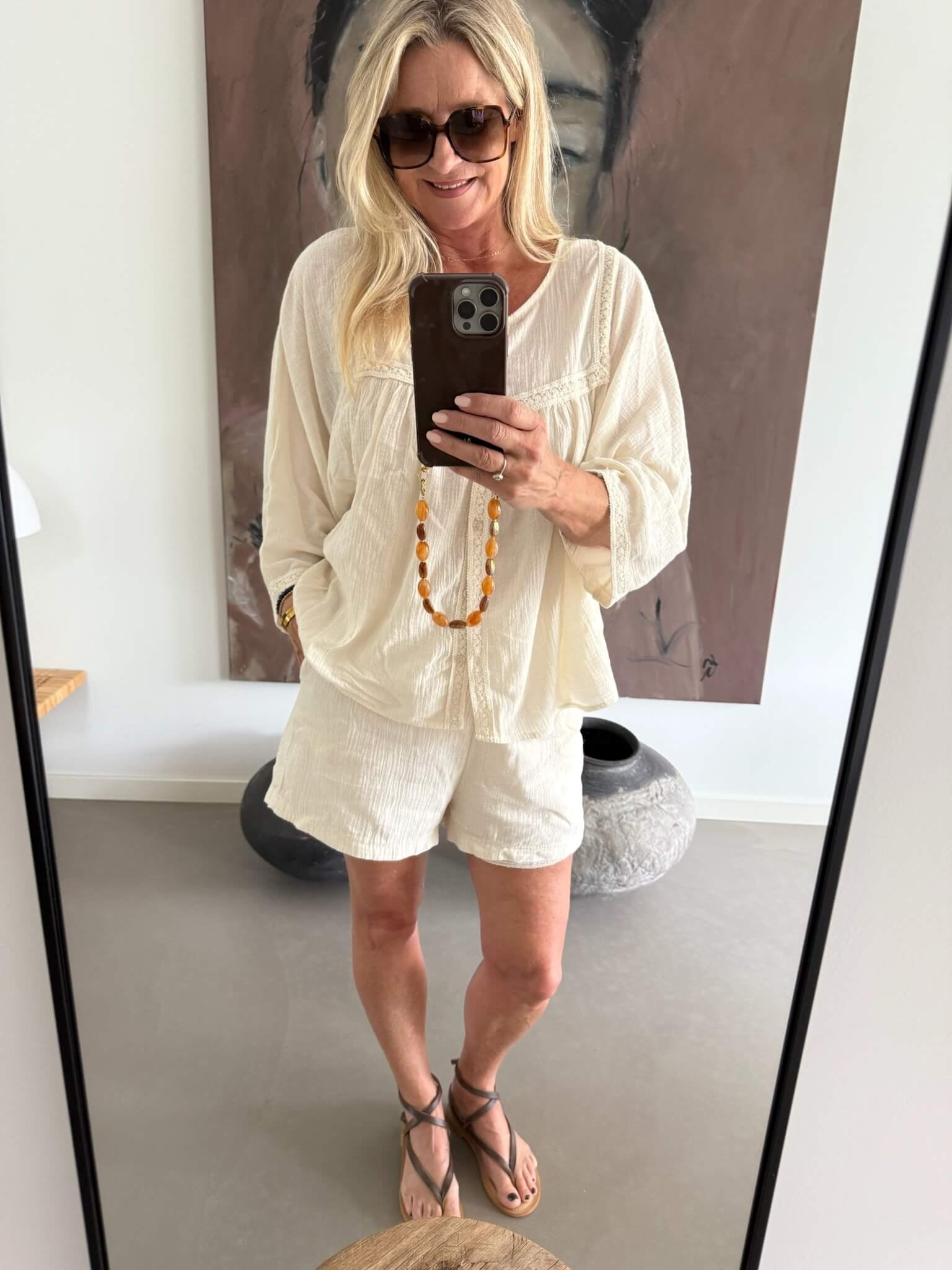 Summer Blouse - Ecru