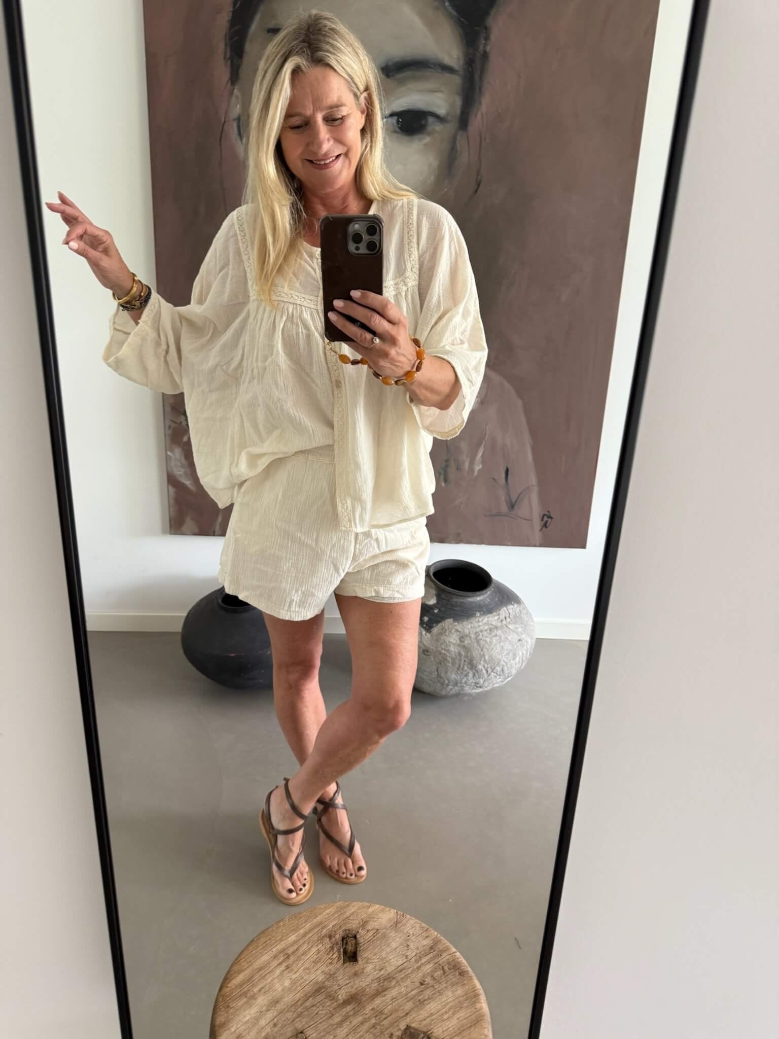 Summer short - Ecru