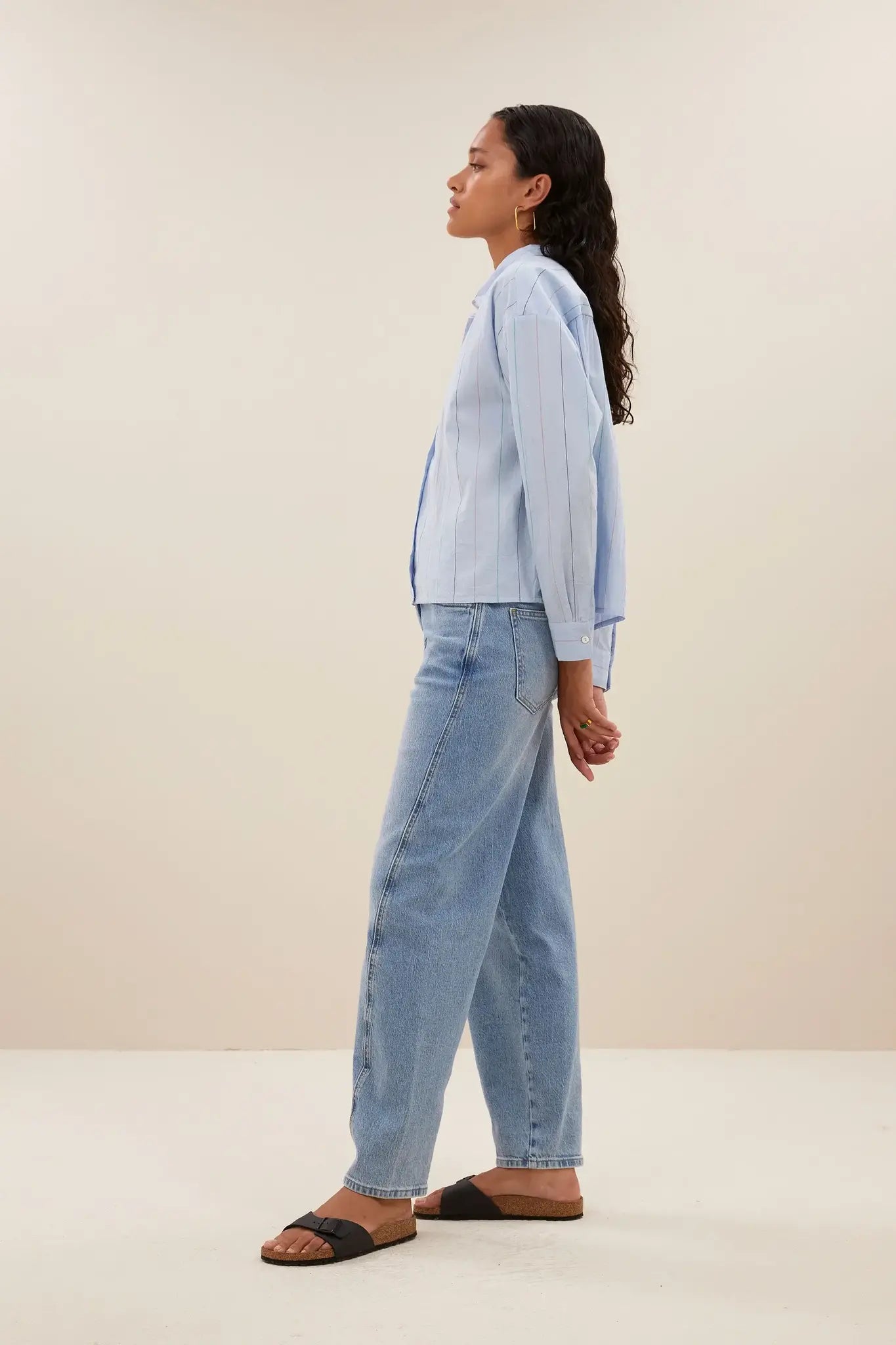 begum denim pant - light denim