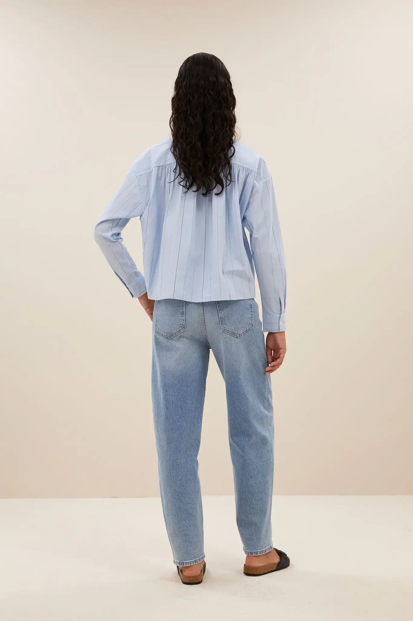 begum denim pant - light denim
