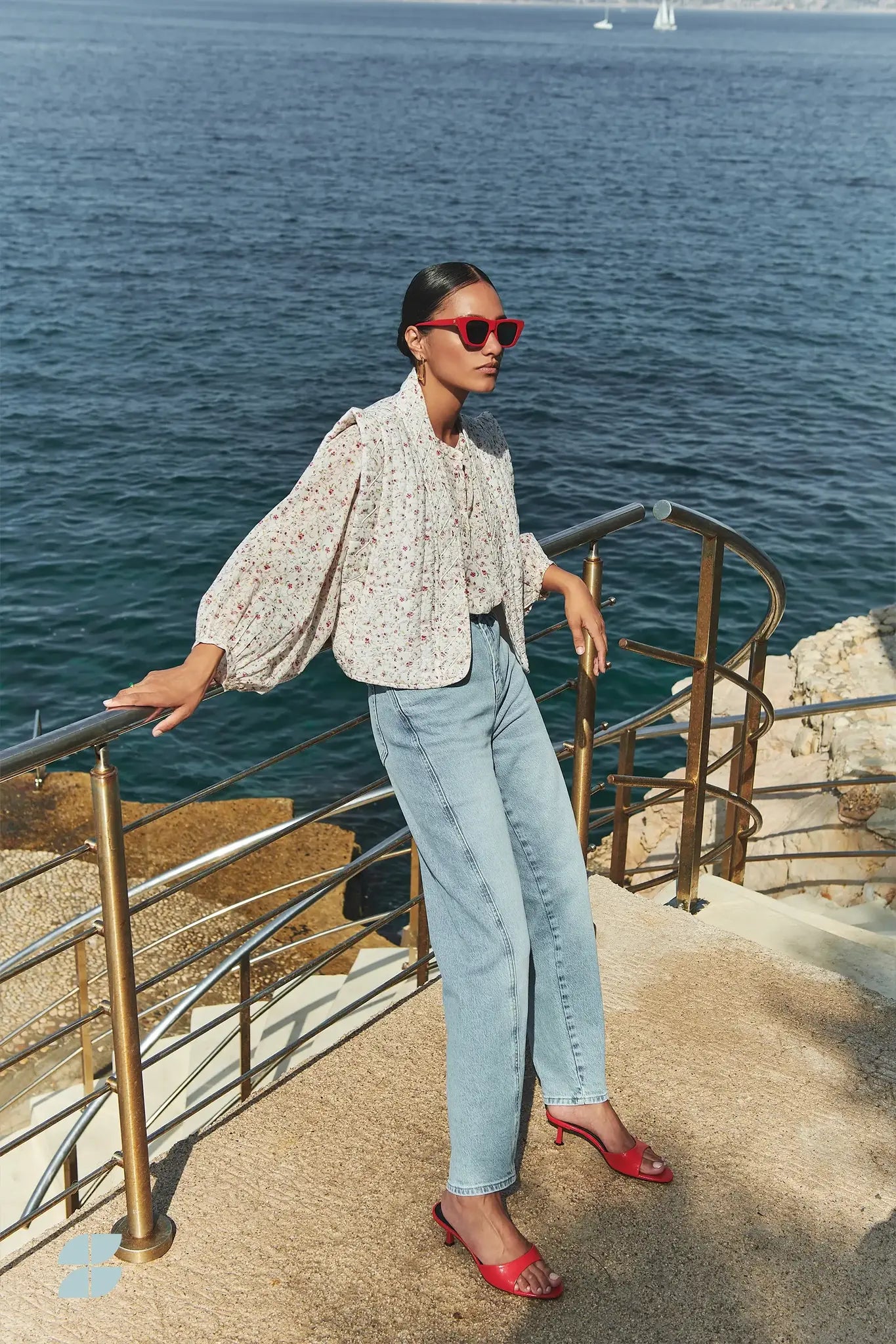 begum denim pant - light denim