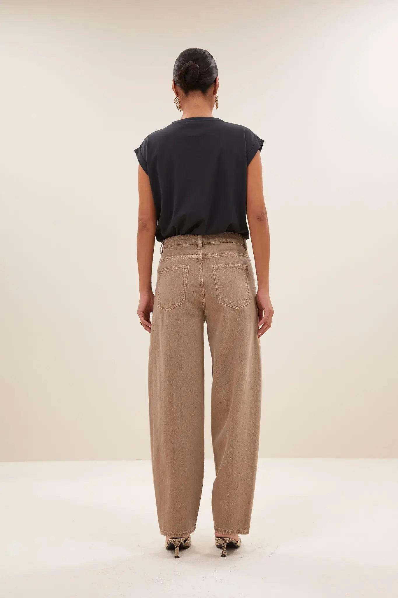 Begum sand pant - Stone sand