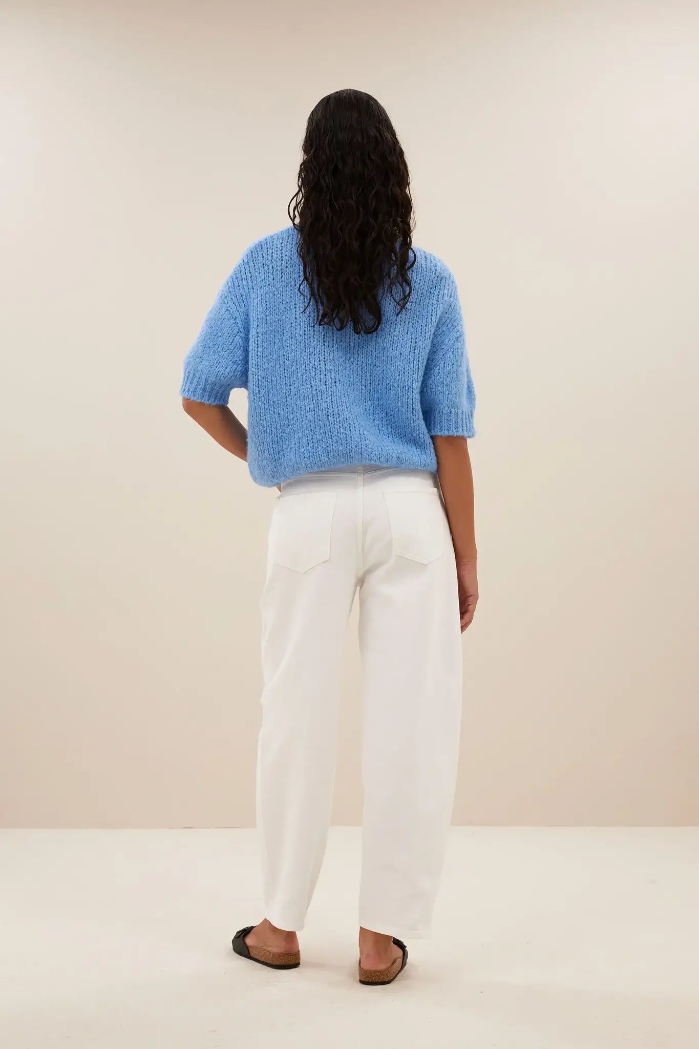 begum white pants - white