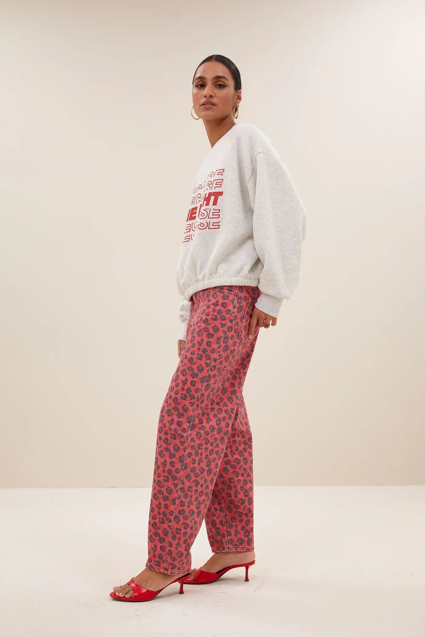 Bodil Nights sweater - Light grey mel