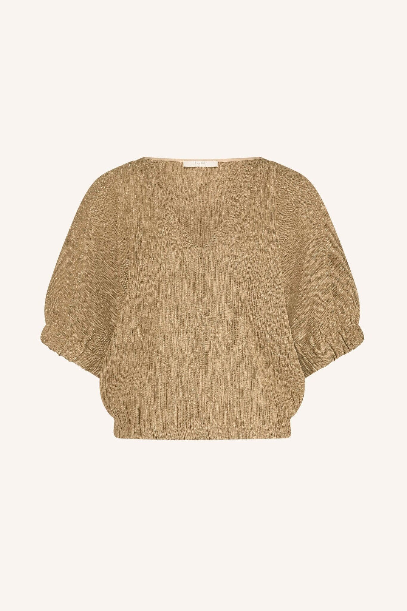 Mabel Lurex Blouse - Gold