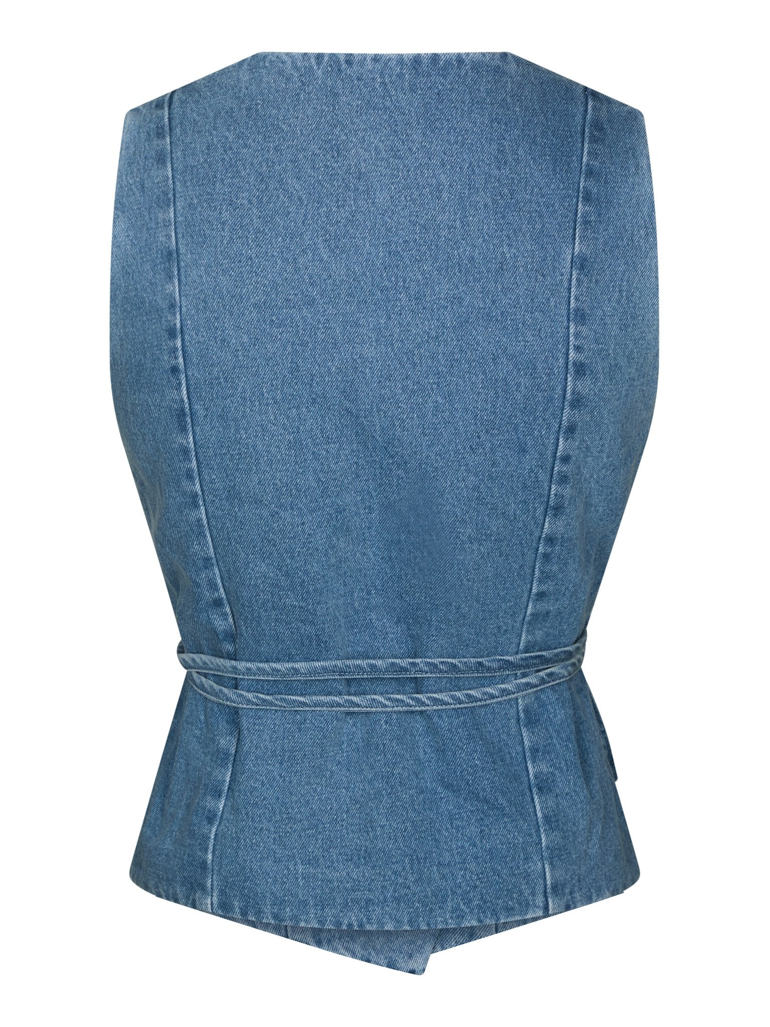 Samara Denim Waistcoat - Blue
